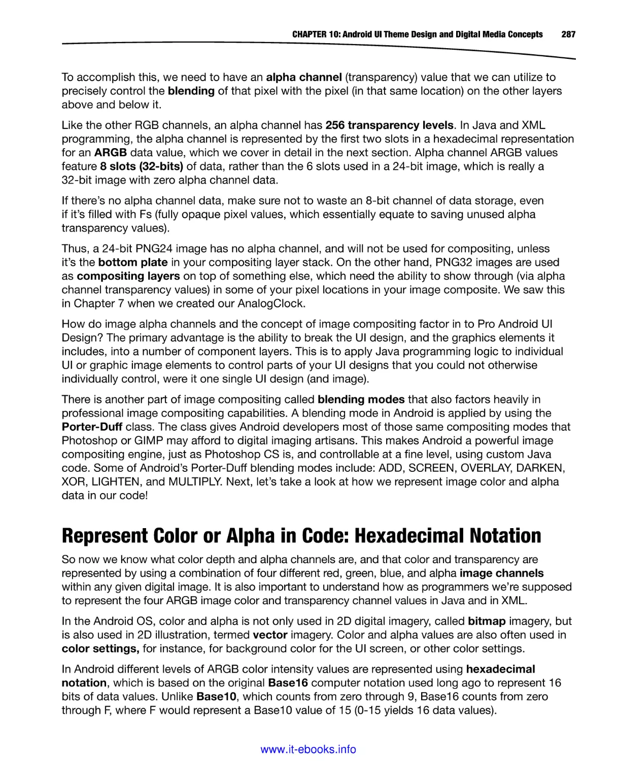 Represent Color or Alpha in Code