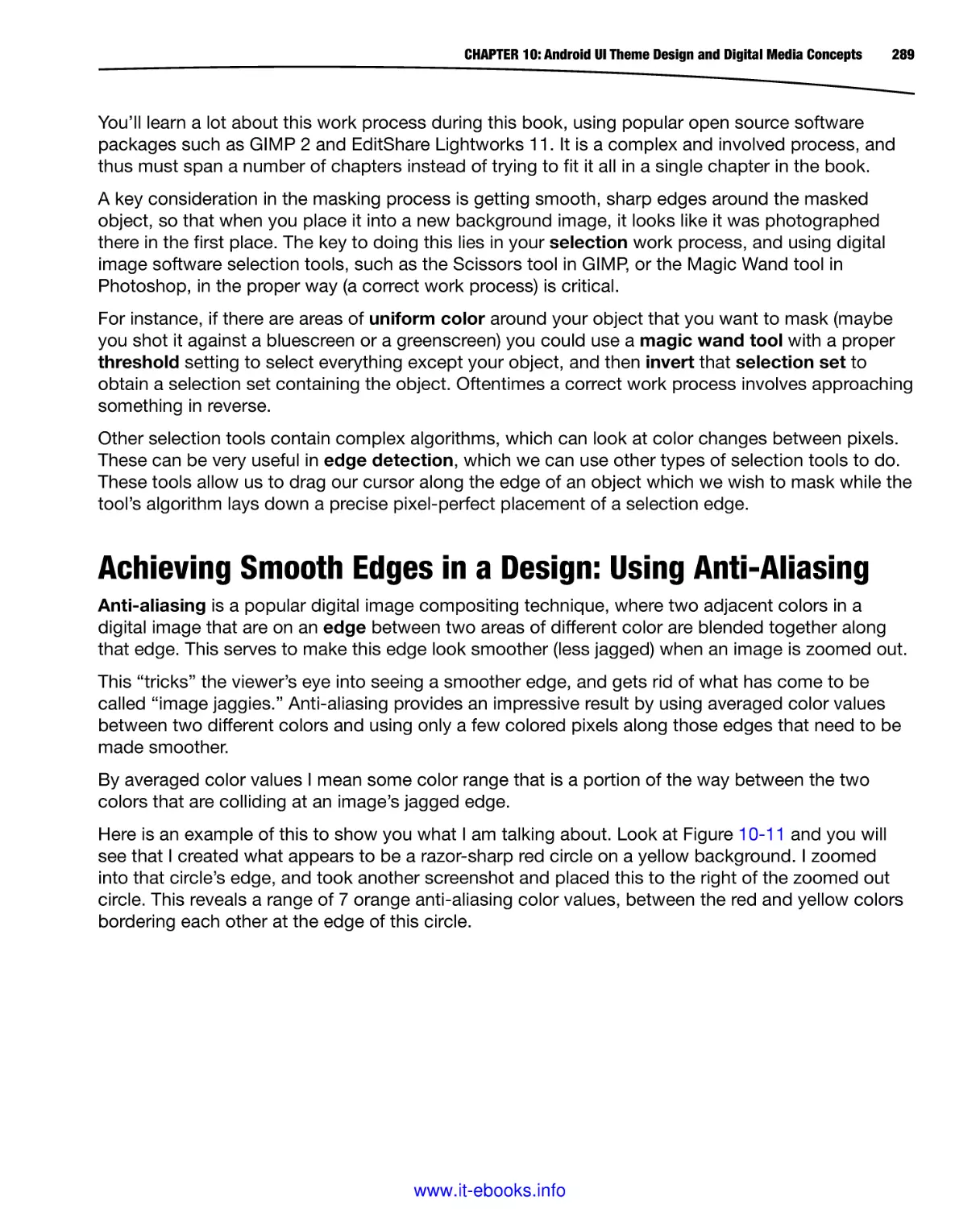 Achieving Smooth Edges in a Design