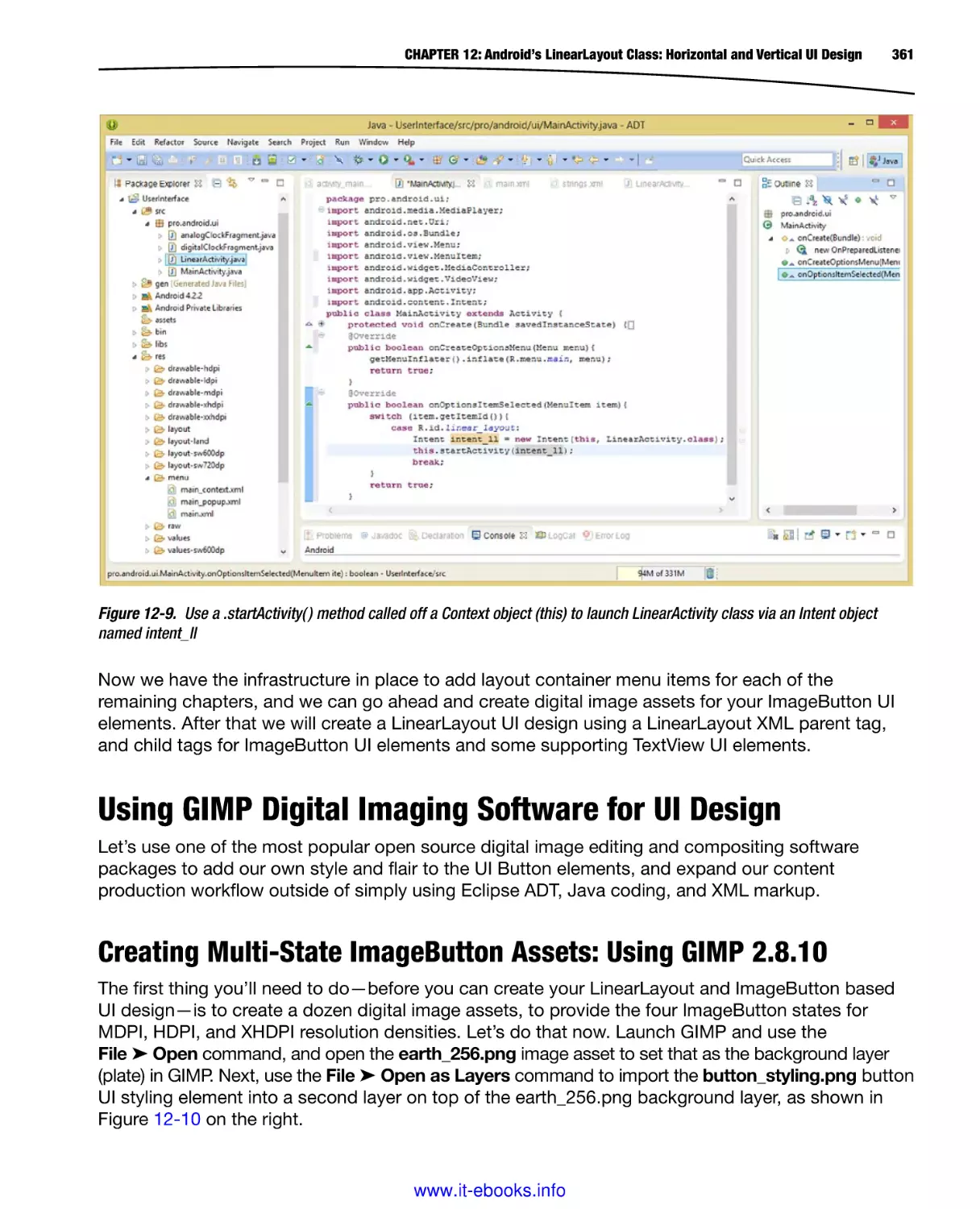 Using GIMP Digital Imaging Software for UI Design
Creating Multi-State ImageButton Assets