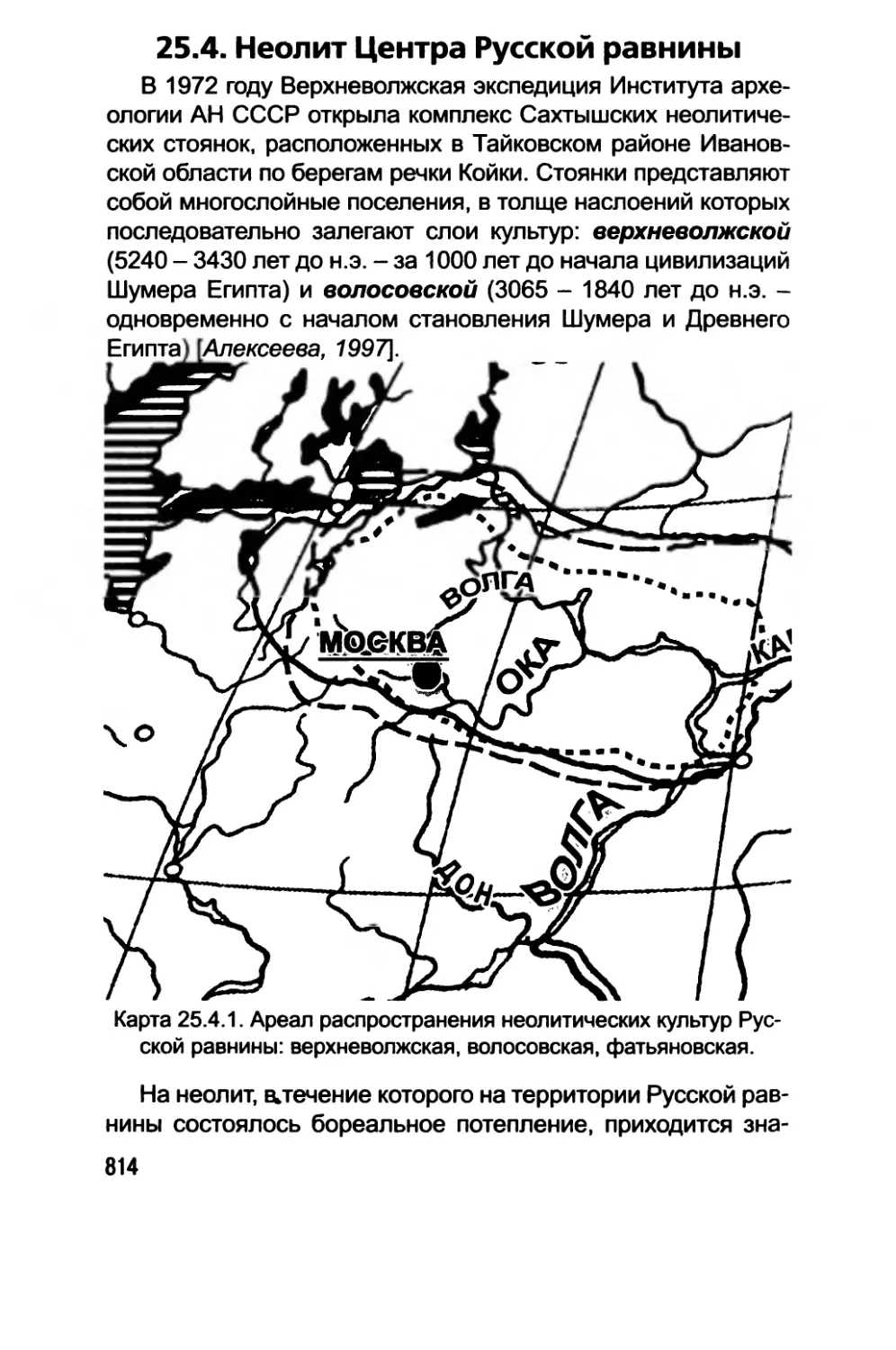 25.4. Неолит Центра Русской равнины
