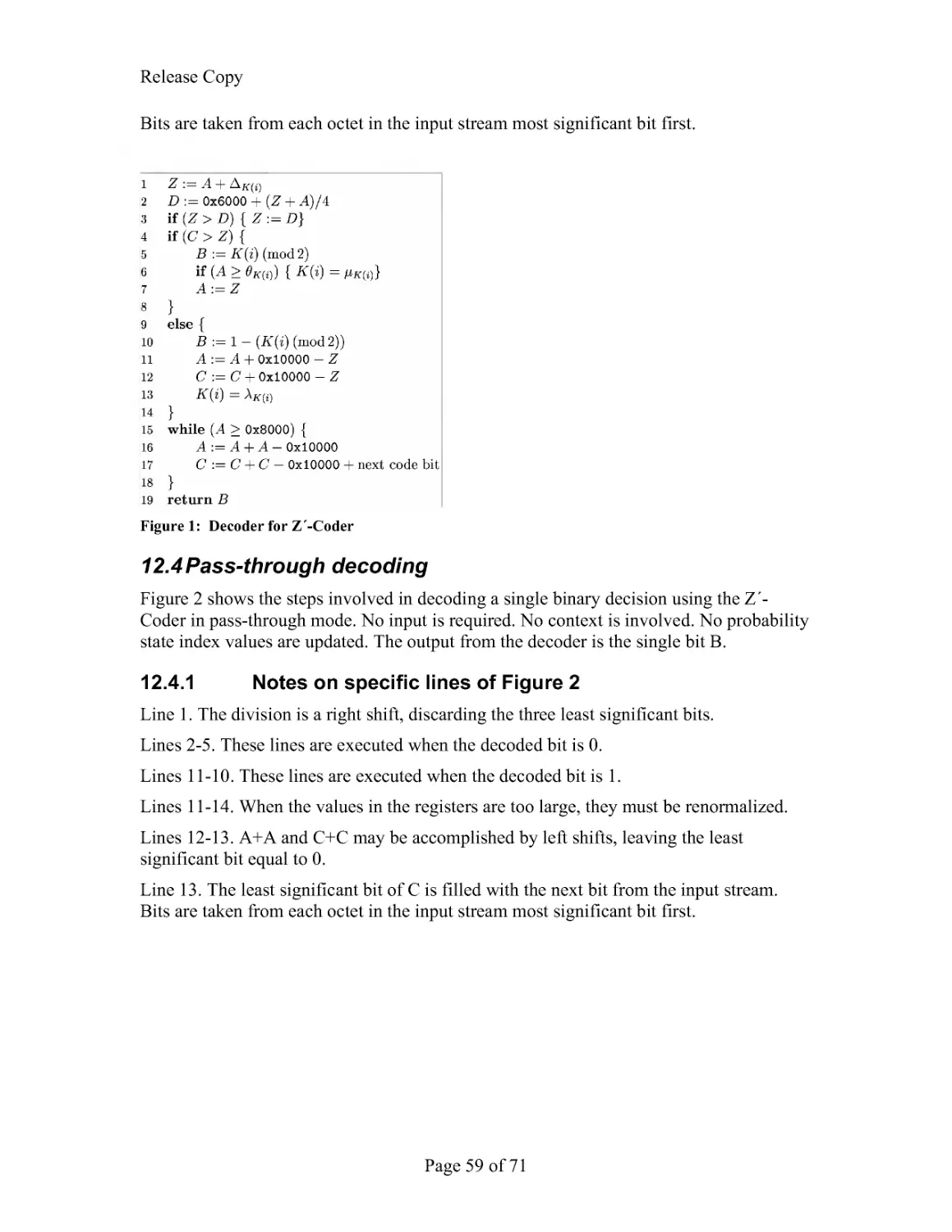 12.4 Pass-through decoding