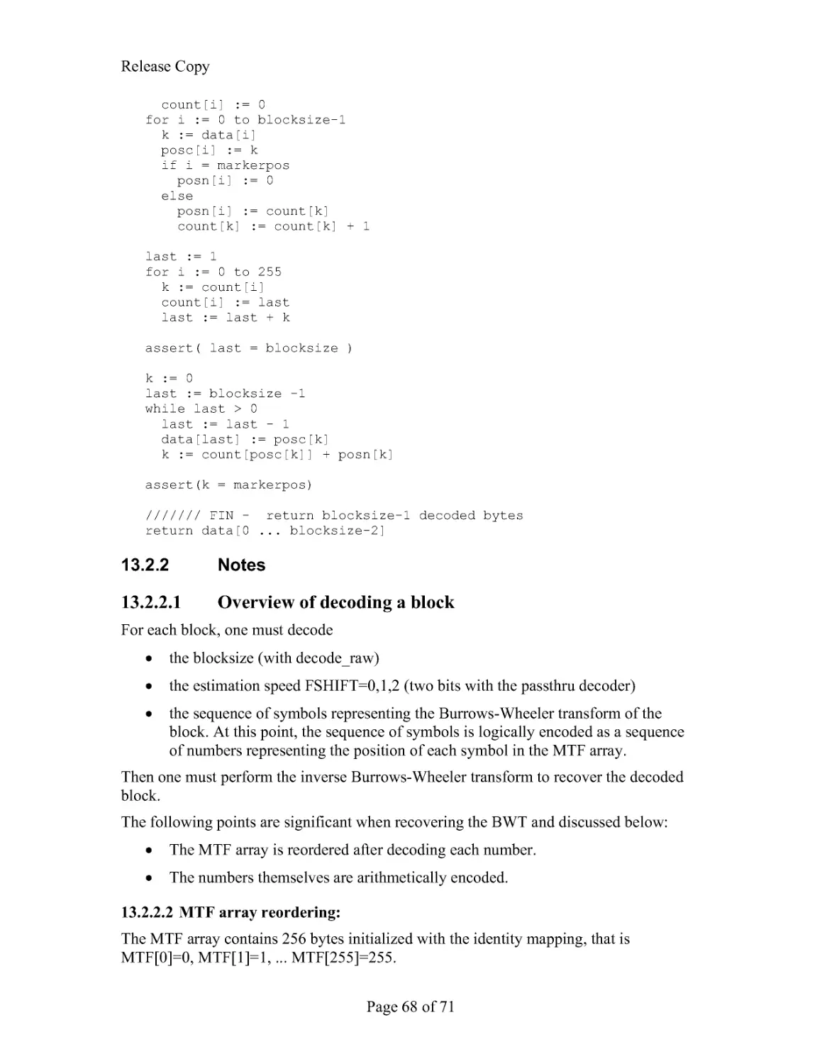 13.2.2 Notes
13.2.2.2 MTF array reordering