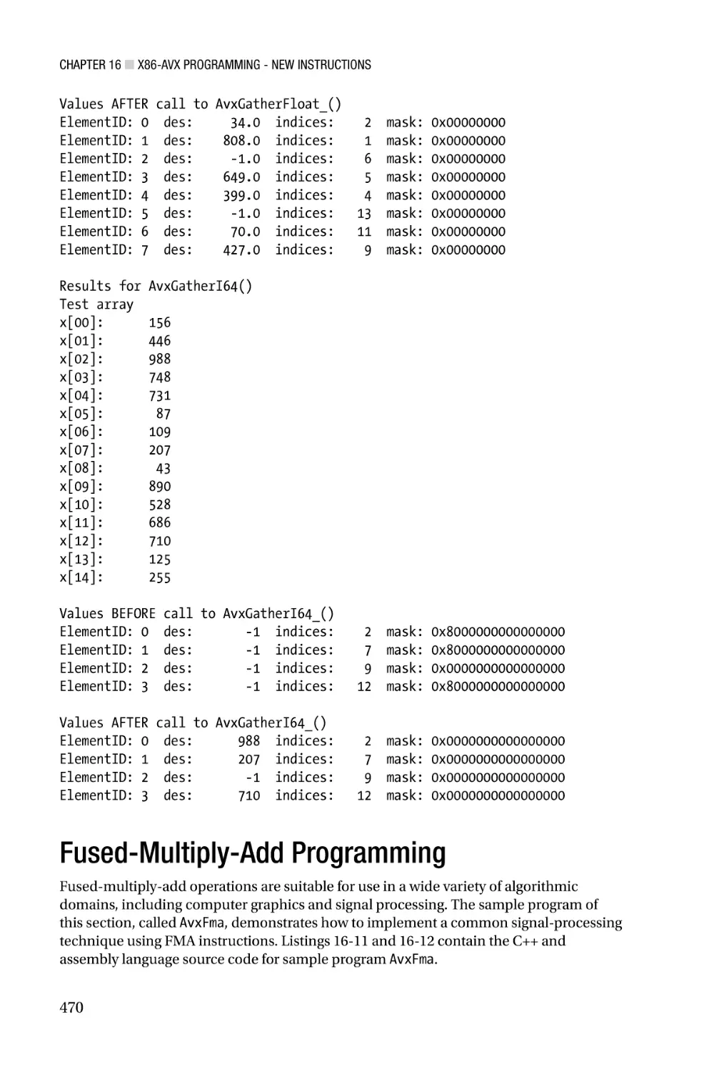 Fused-Multiply-Add Programming