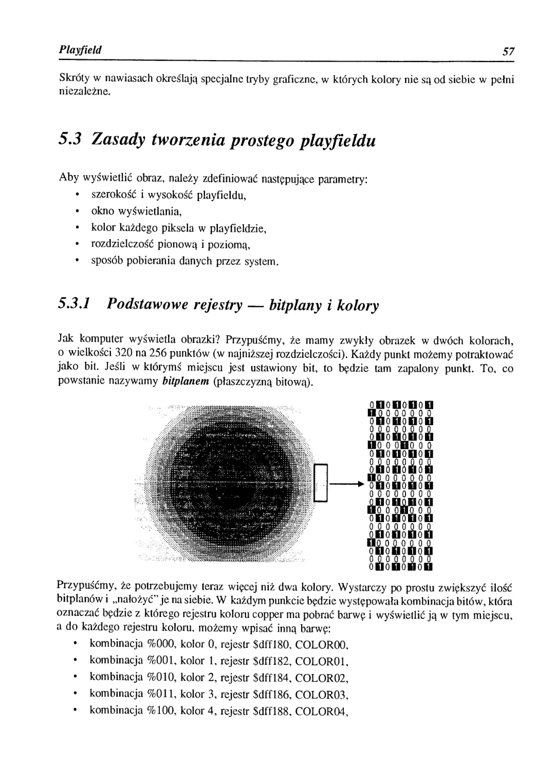 5.3 Zasady tworzenia prostego playfieldu