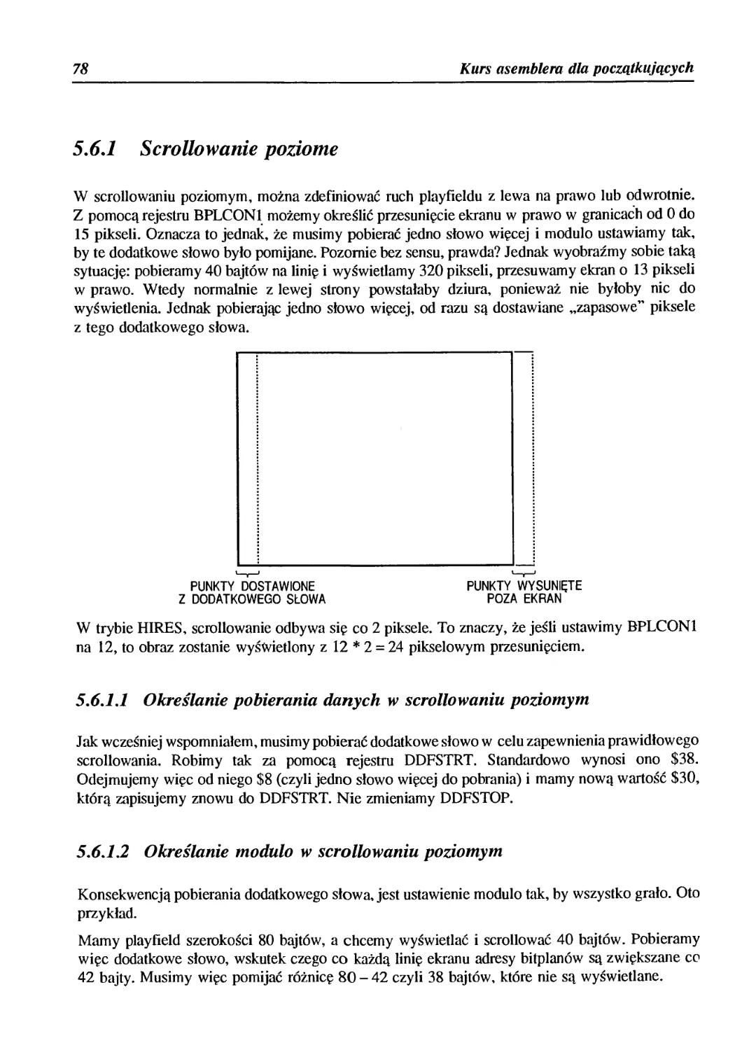 5.6.1.2 Określanie modulo w scrollowaniu poziomym