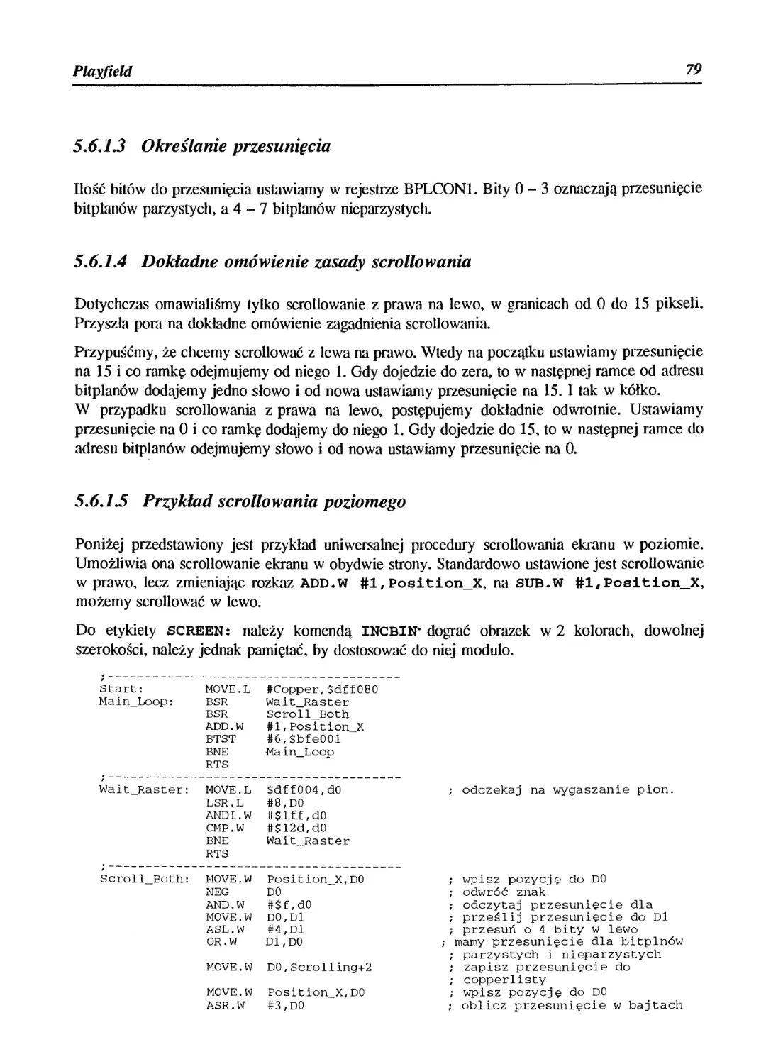 5.6.1.3 Określanie przesunięcia
5.6.1.4 Dokładne omówienie zasady scrollowania
5.6.1.5 Przykład scrollowania poziomego