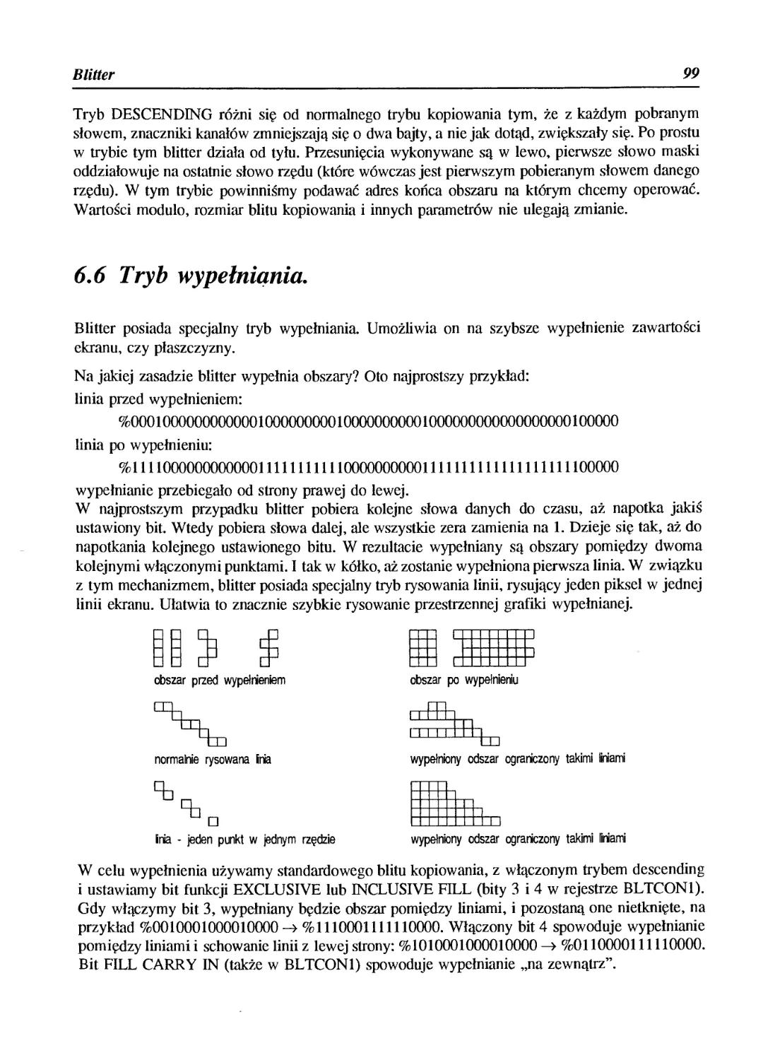 6.6 Tryb wypełniania