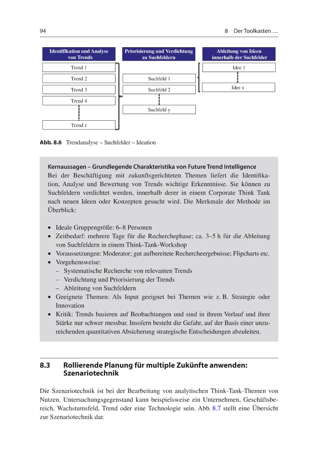 8.3	Rollierende Planung für multiple Zukünfte anwenden