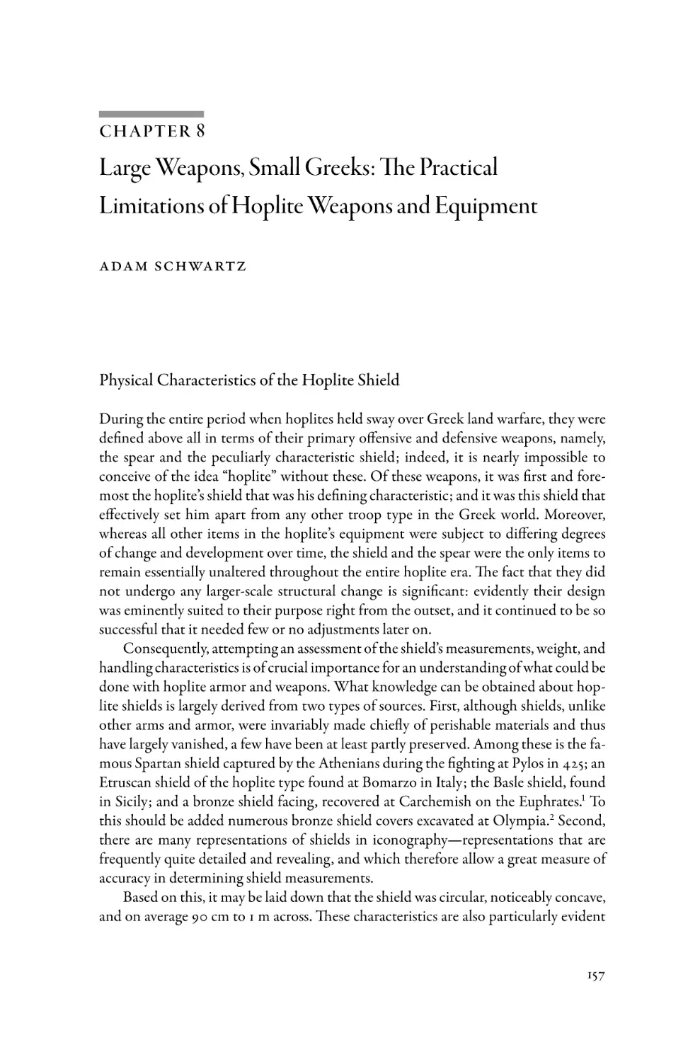 CHAPTER 8. Large Weapons, Small Greeks