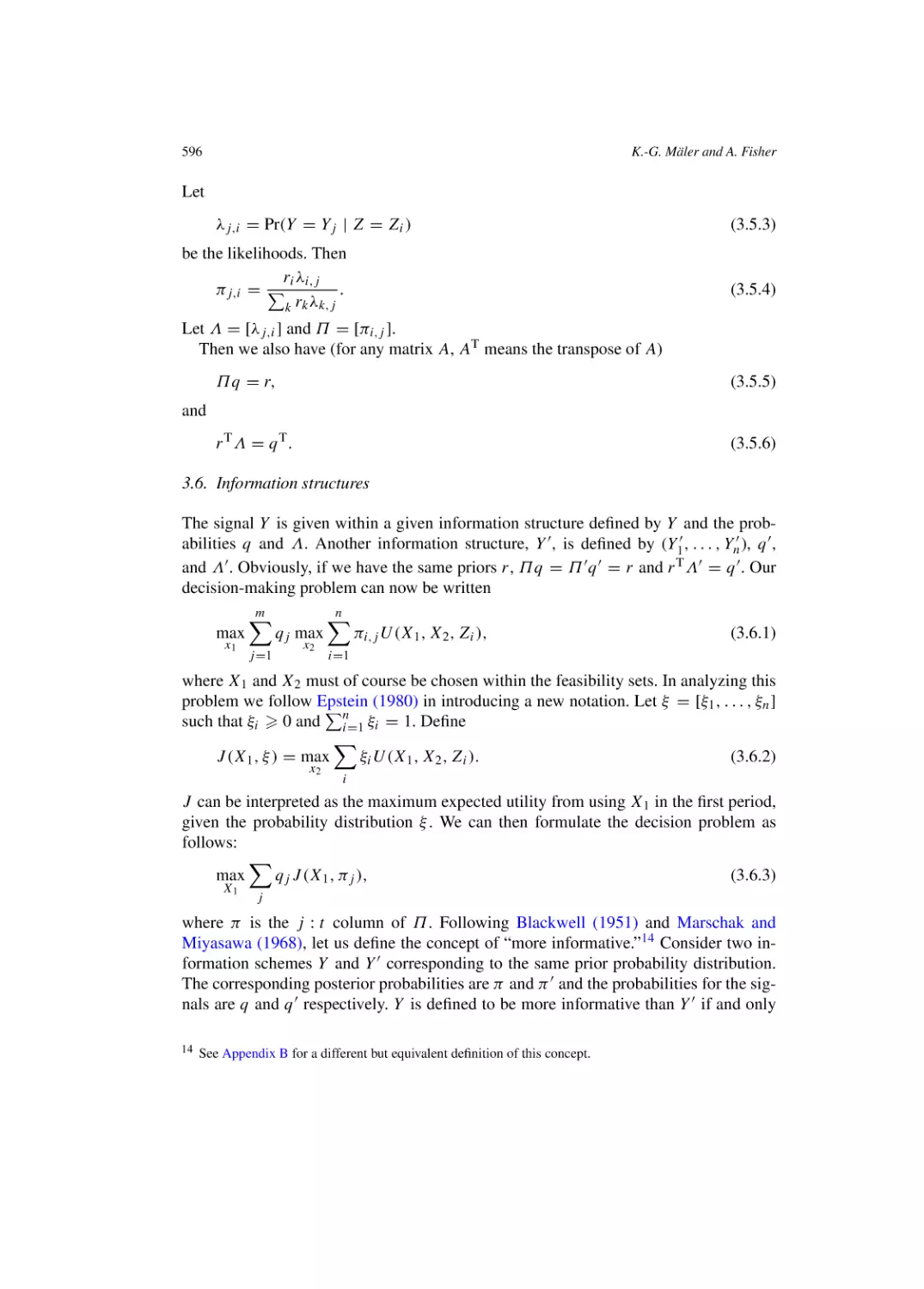 Information structures