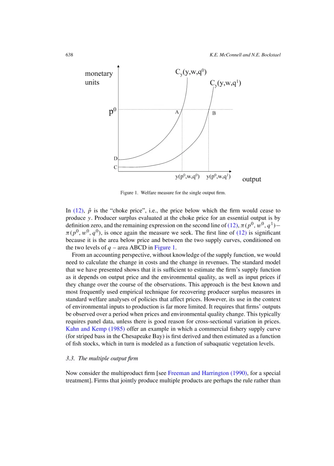 The multiple output firm