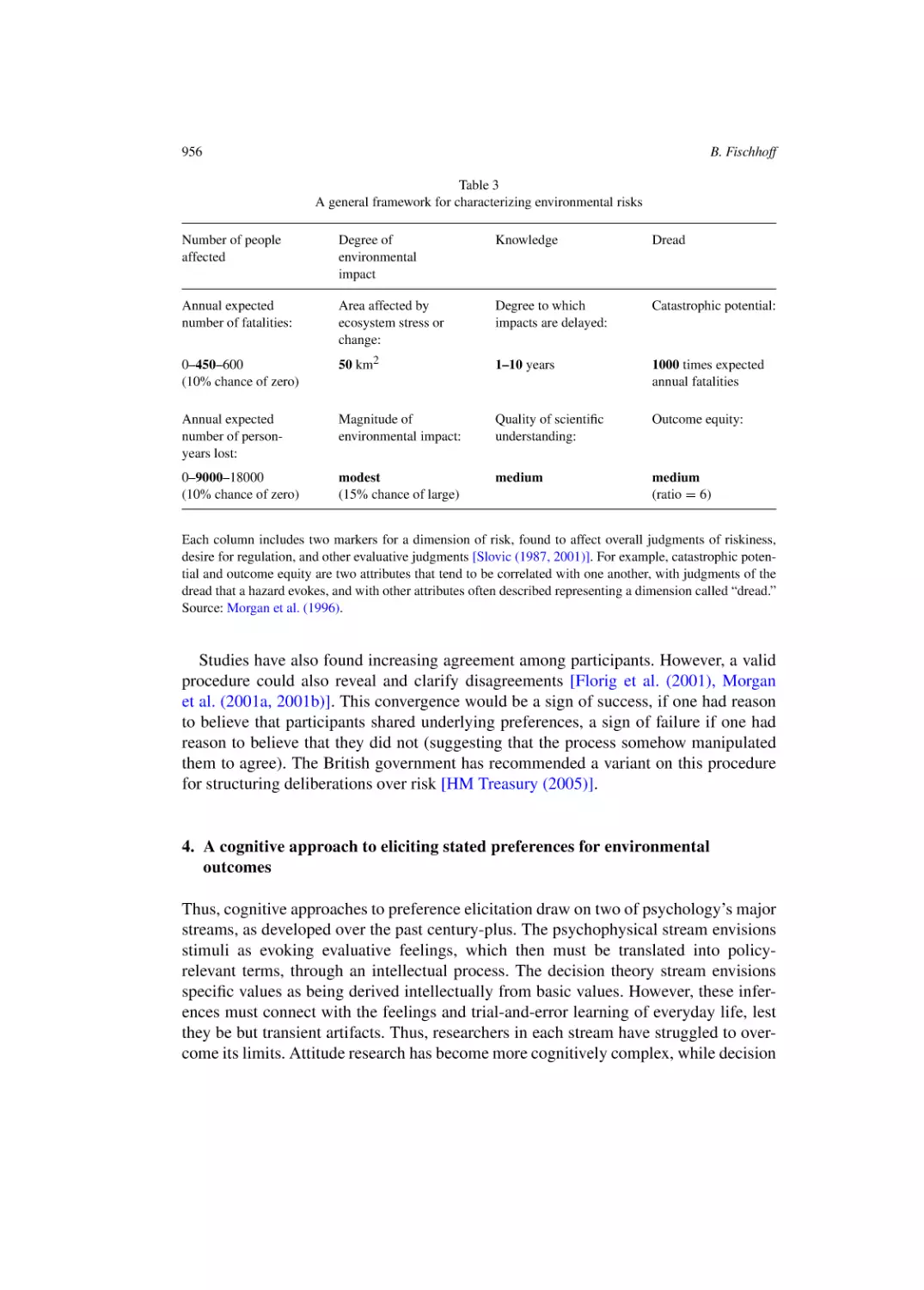 A cognitive approach to eliciting stated preferences for environmental outcomes