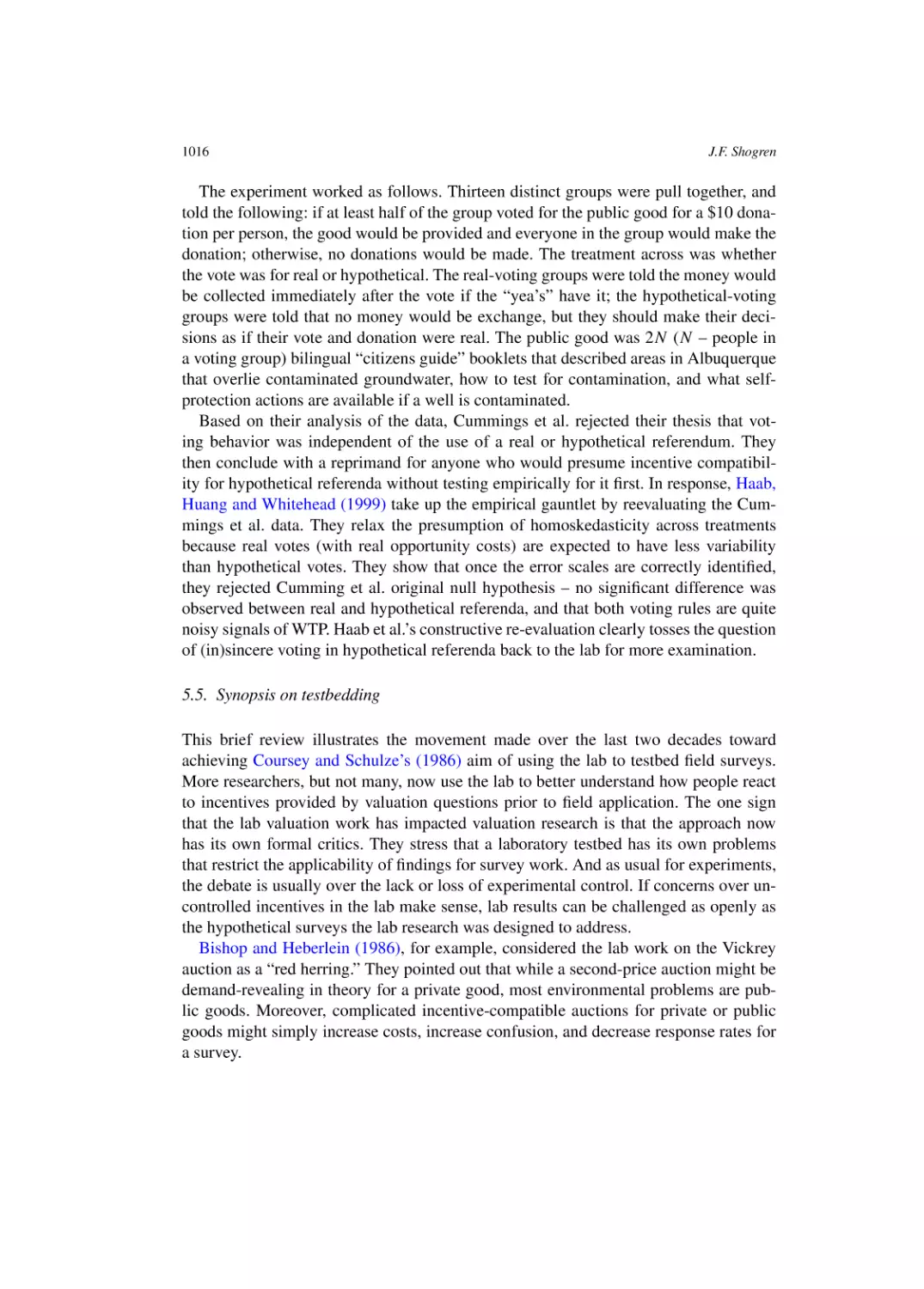 Synopsis on testbedding