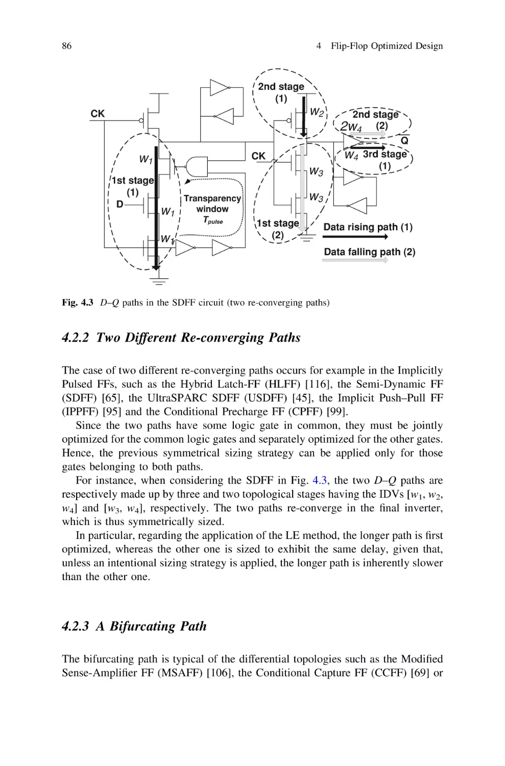 4.2.2 Two Different Re-converging Paths
4.2.3 A Bifurcating Path