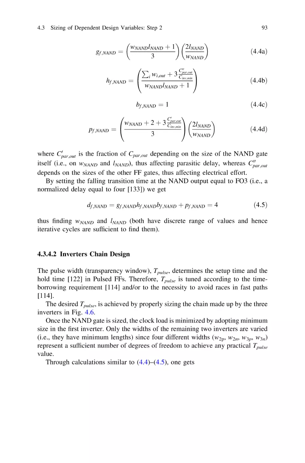 4.3.4.2 Inverters Chain Design