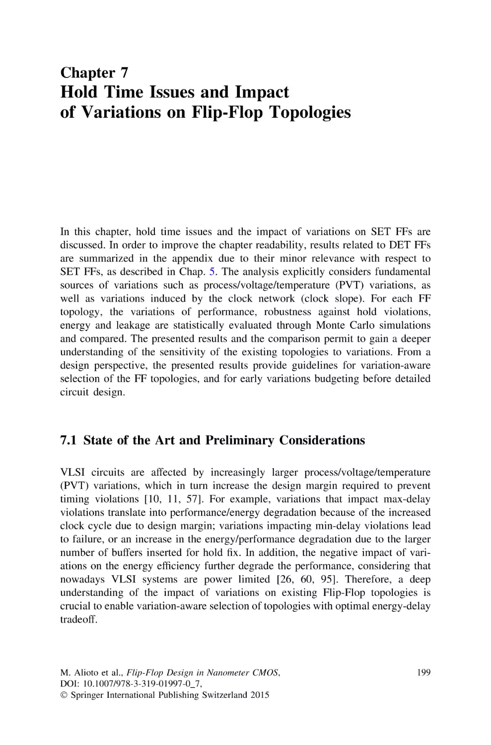 7 Hold Time Issues and Impact of Variations on Flip-Flop Topologies
7.1…State of the Art and Preliminary Considerations