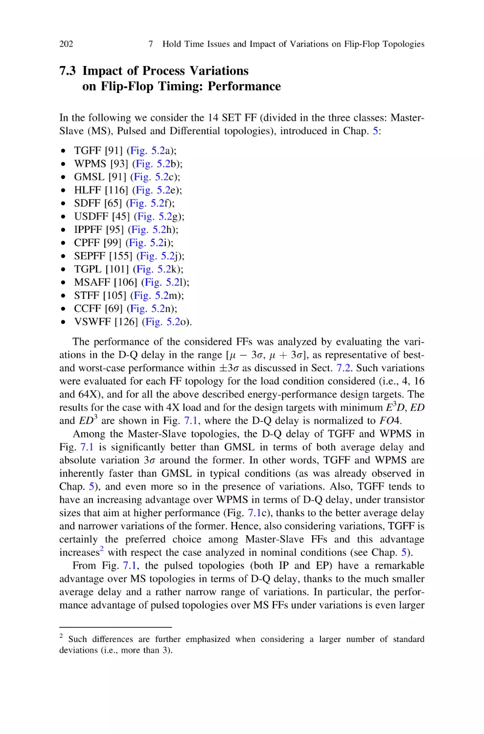 7.3…Impact of Process Variations on Flip-Flop Timing