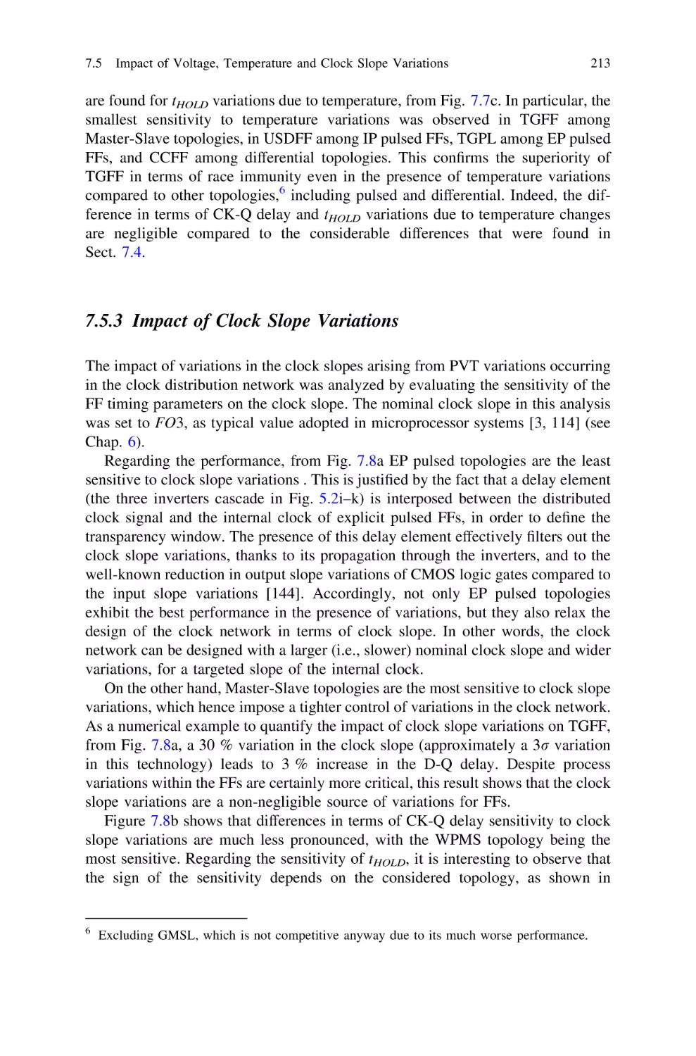 7.5.3 Impact of Clock Slope Variations