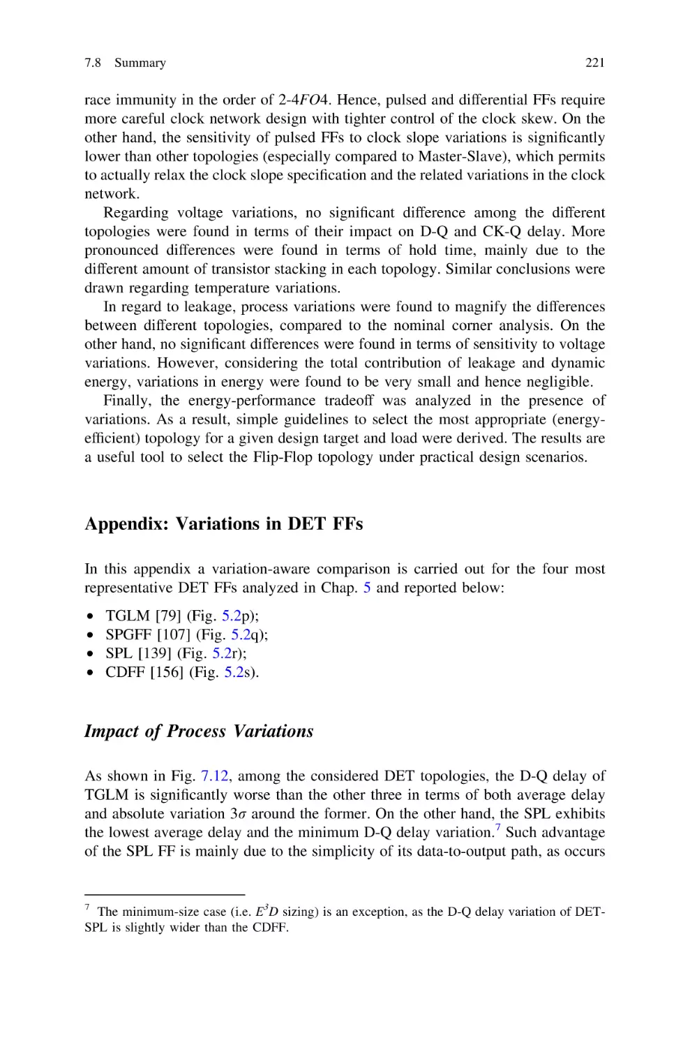 A.0. Appendix
A.0.0 Impact of Process Variations