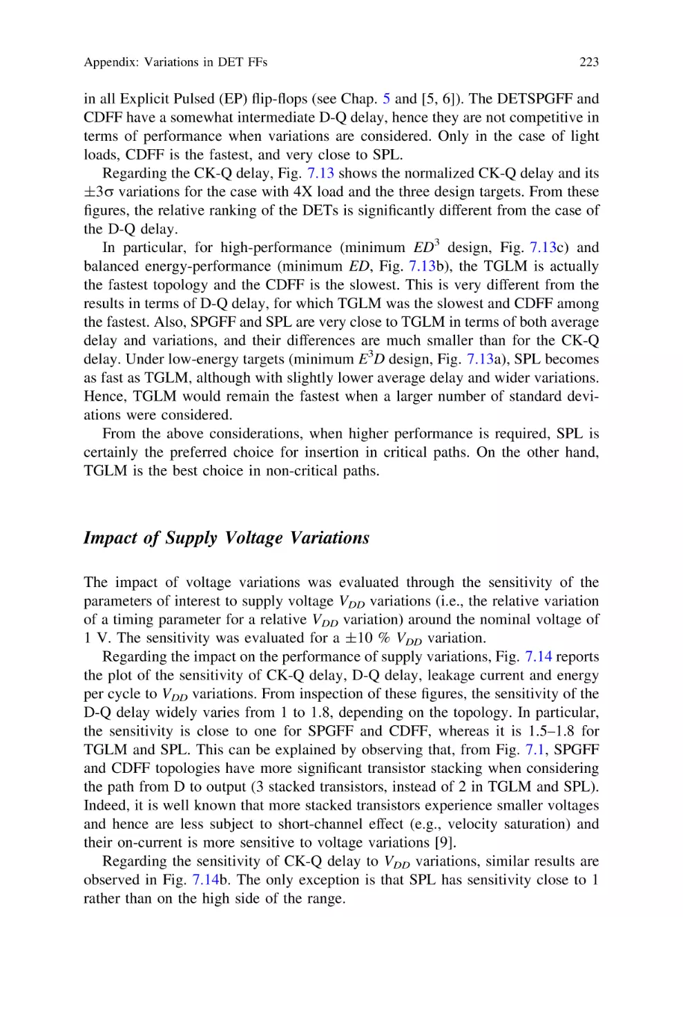 A.0.0 Impact of Supply Voltage Variations