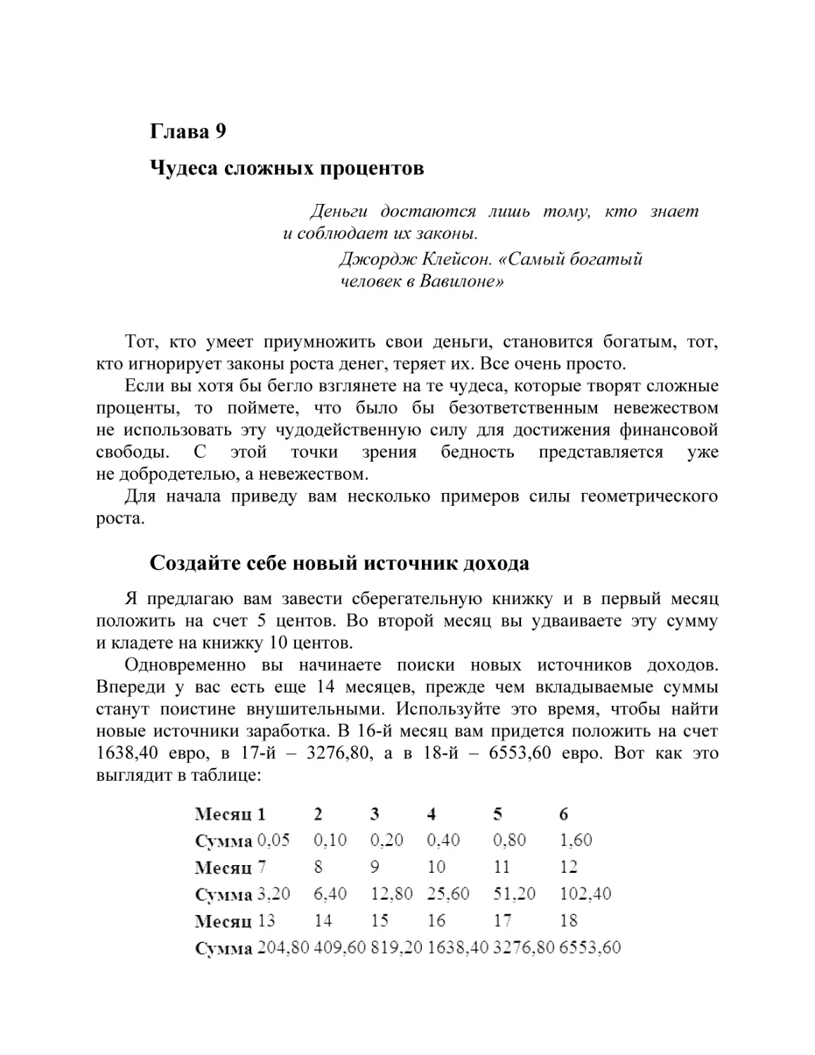 Глава 9 Чудеса сложных процентов
Создайте себе новый источник дохода