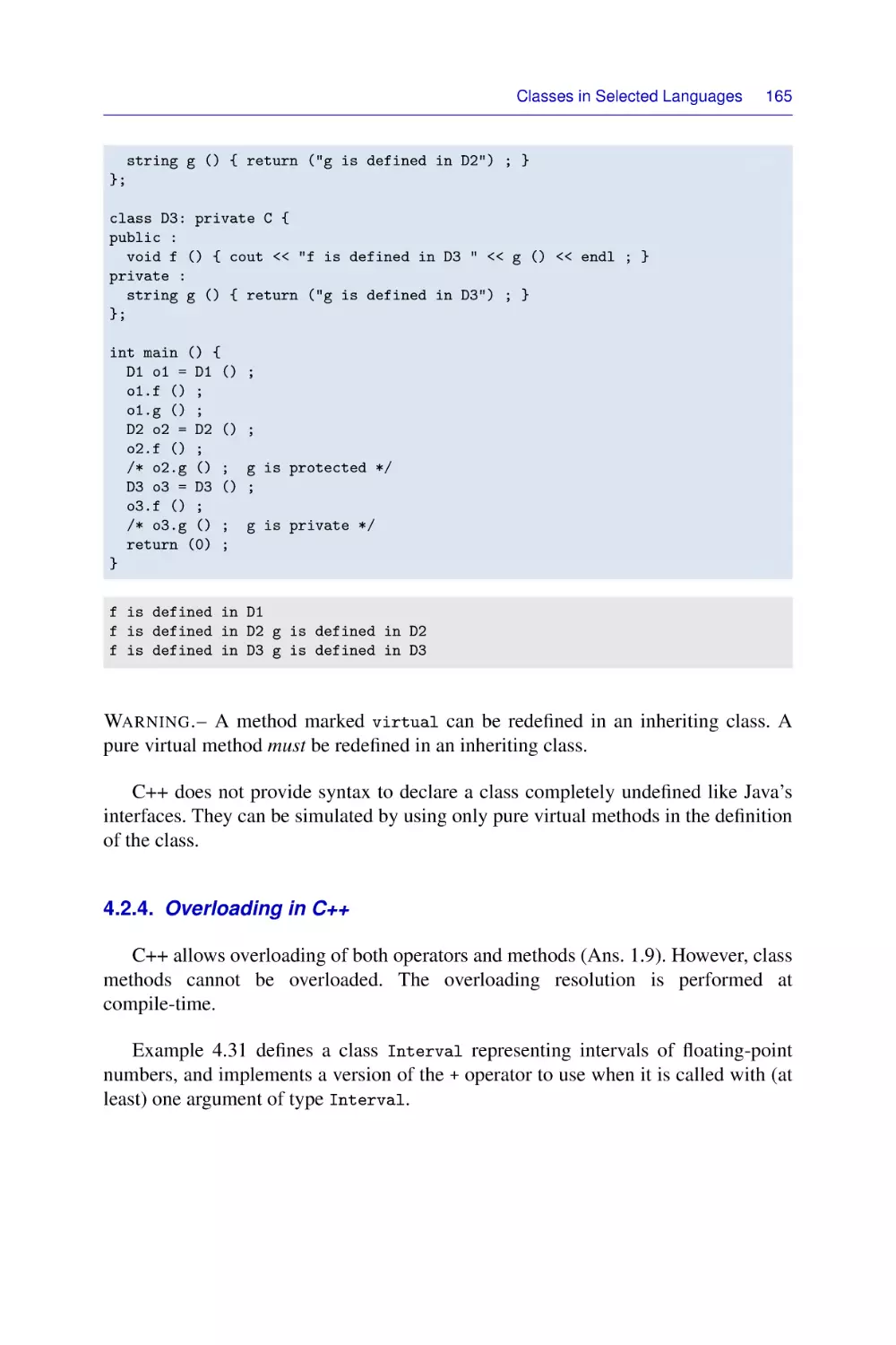 4.2.4. Overloading in C++