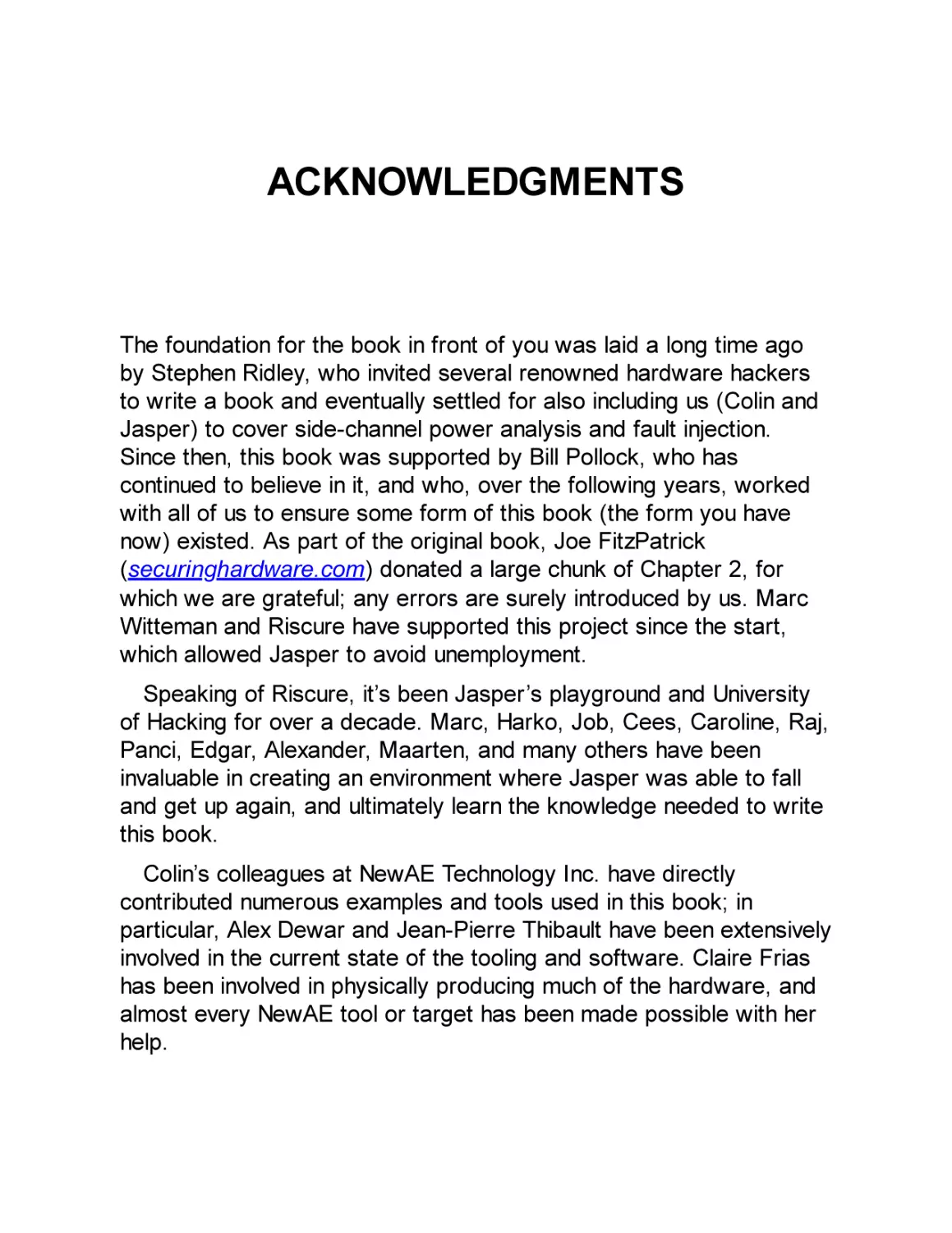 Acknowledgments