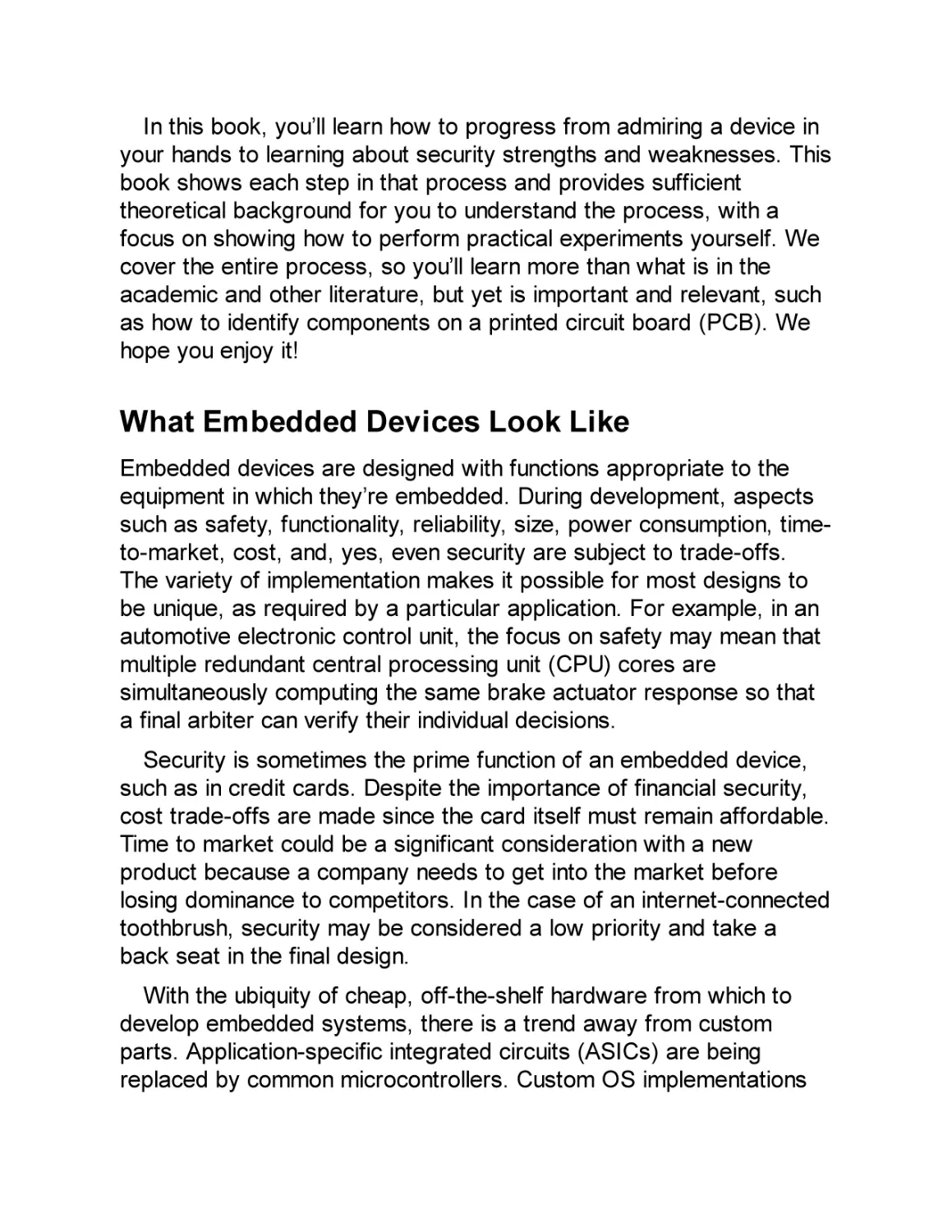 What Embedded Devices Look Like