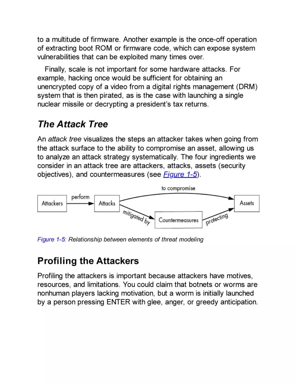 The Attack Tree
Profiling the Attackers