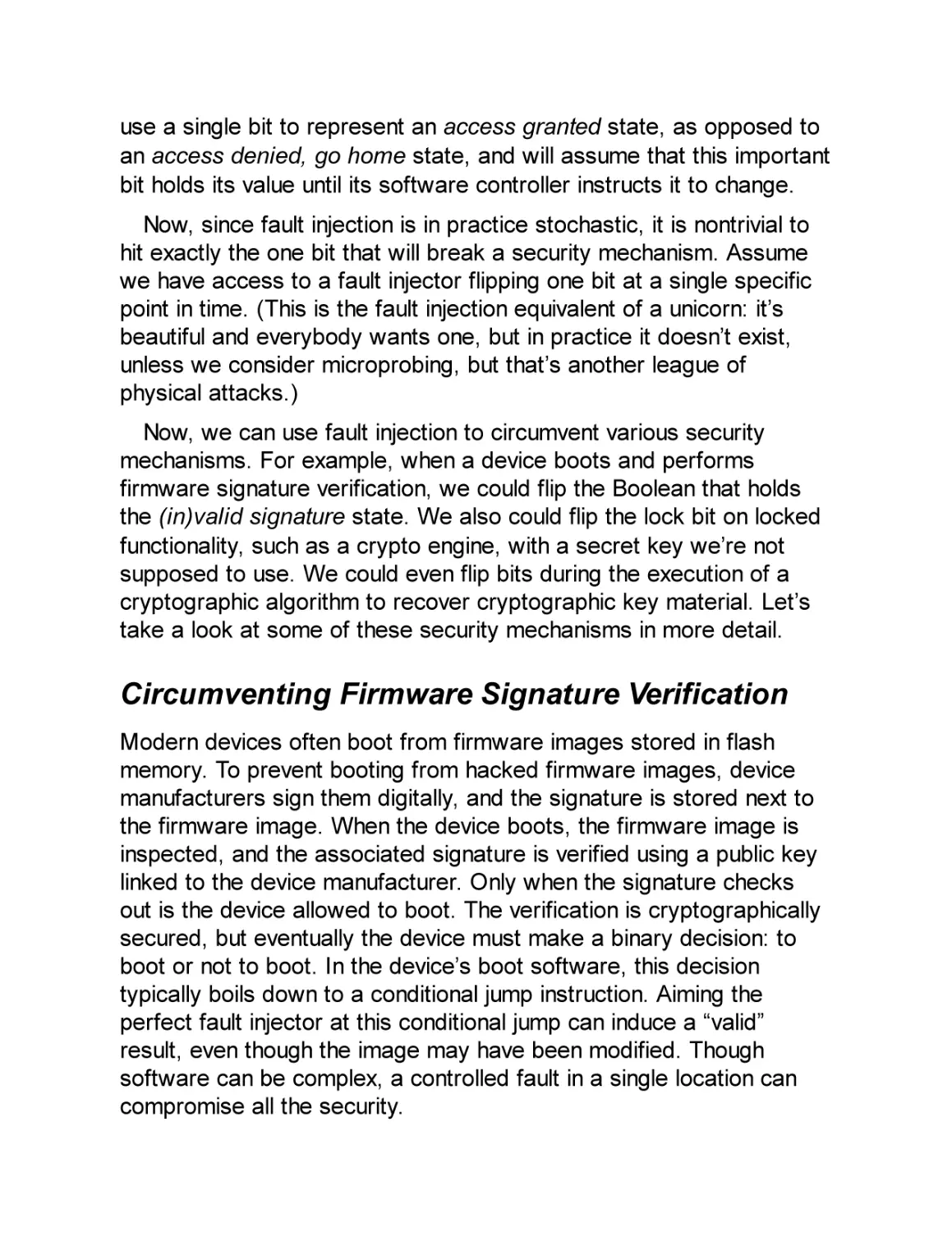 Circumventing Firmware Signature Verification