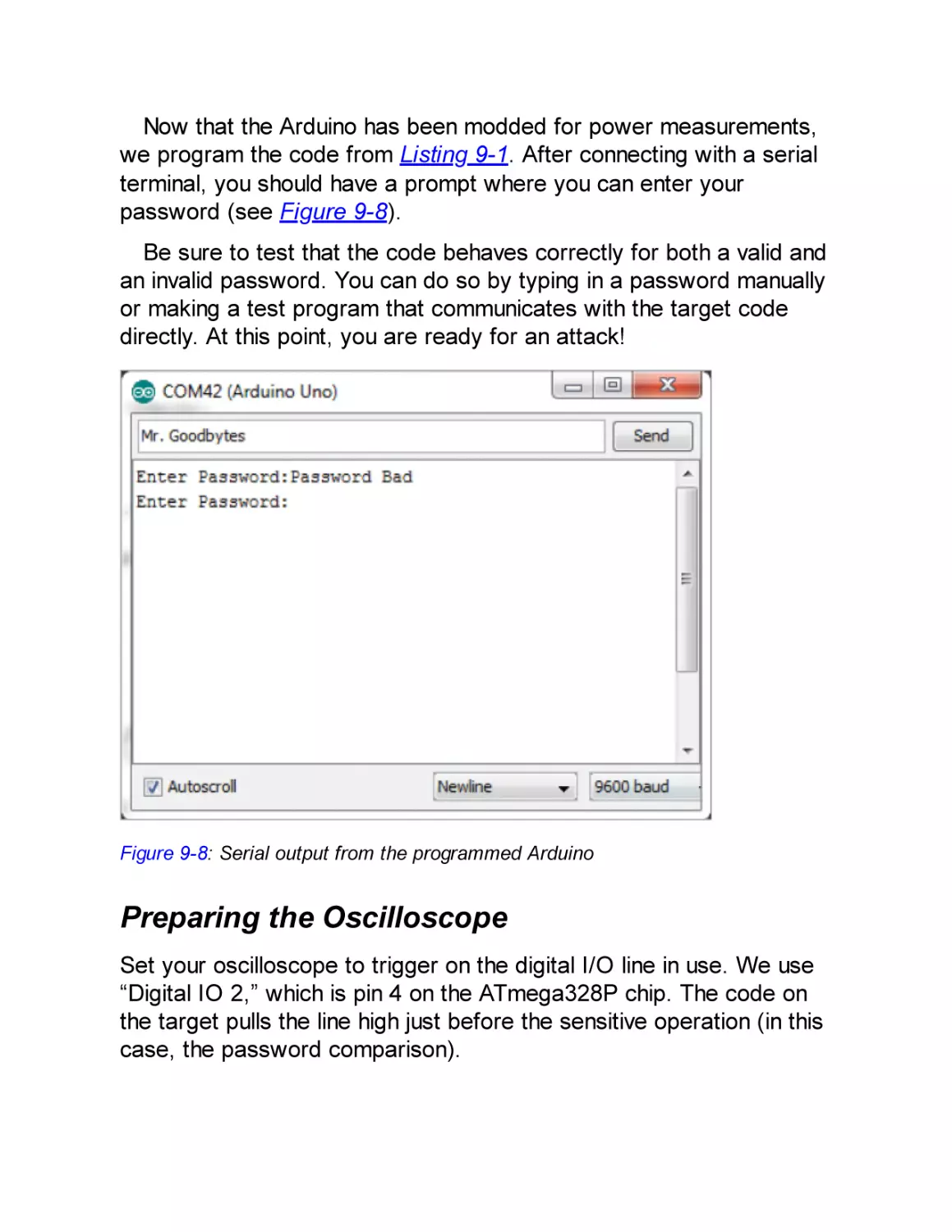 Preparing the Oscilloscope