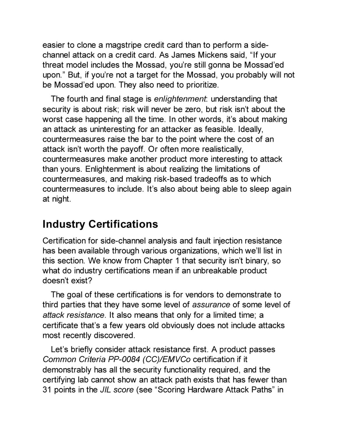 Industry Certifications