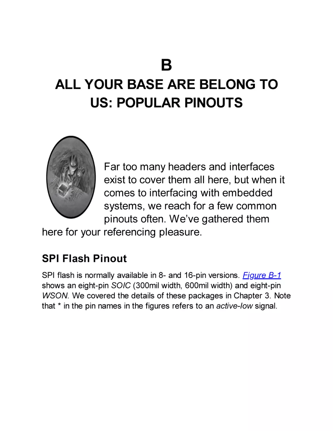 Appendix B
SPI Flash Pinout