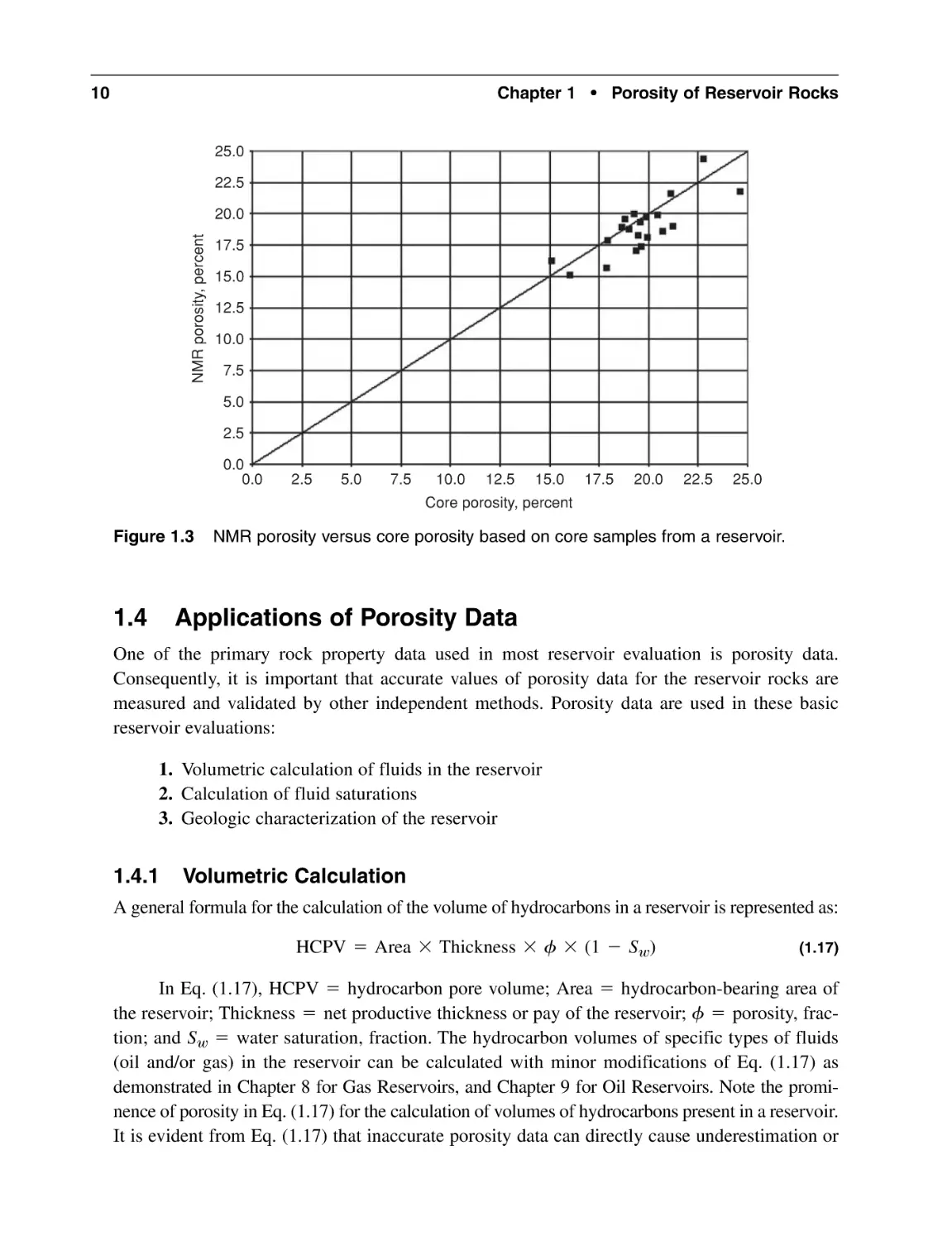1.4 Applications of Porosity Data
1.4.1 Volumetric Calculation