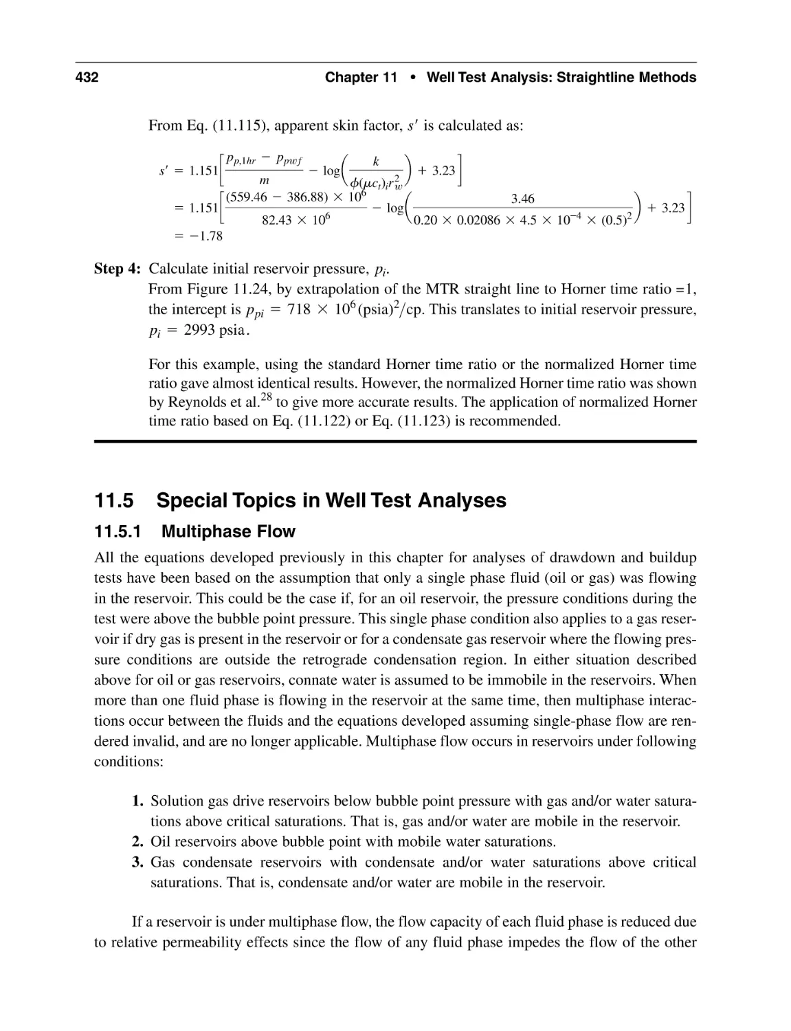 11.5 Special Topics in Well Test Analyses
11.5.1 Multiphase Flow