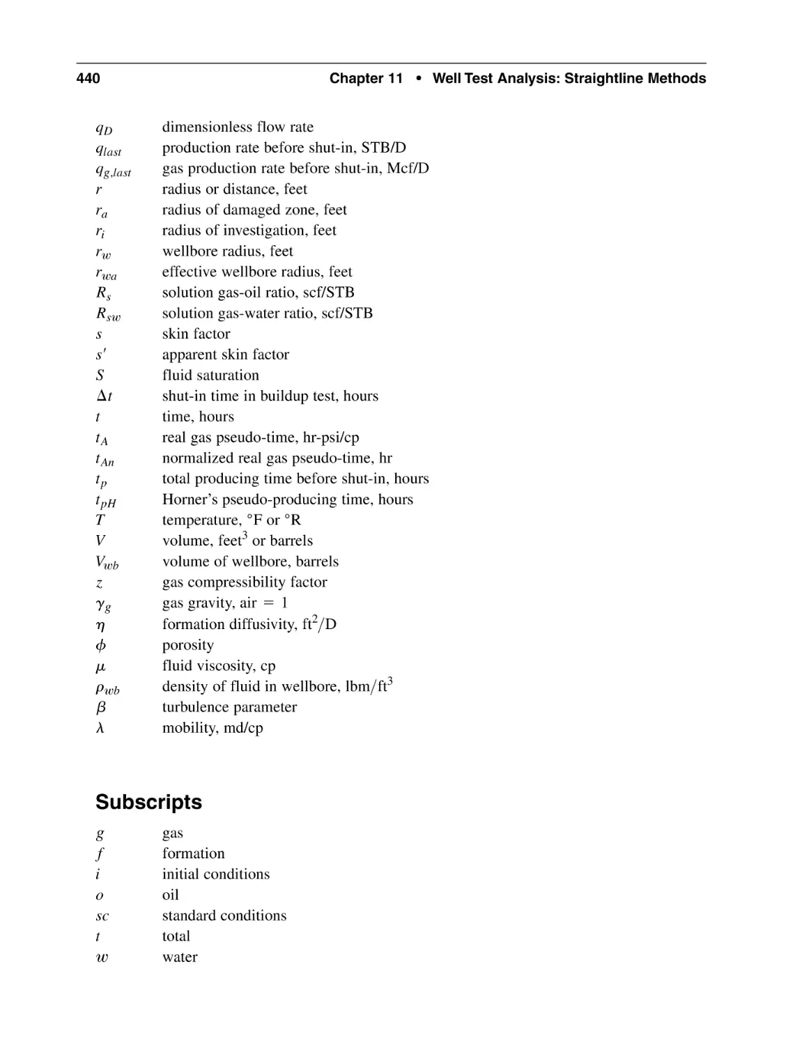 Subscripts