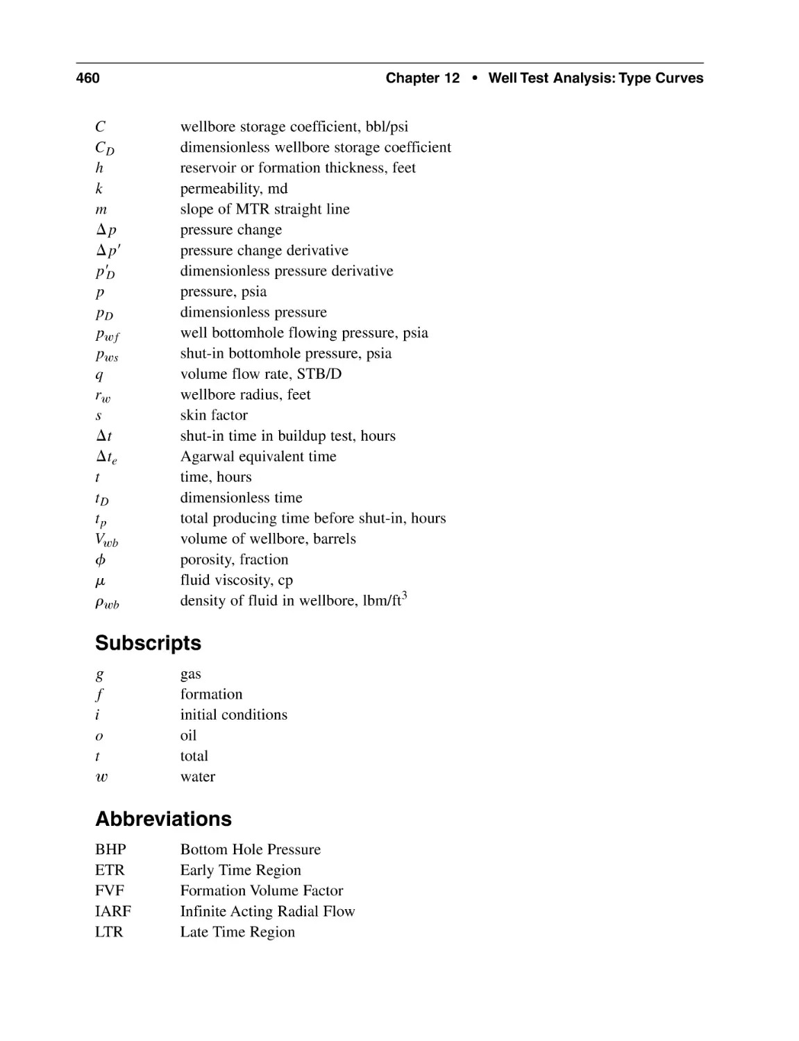 Subscripts
Abbreviations