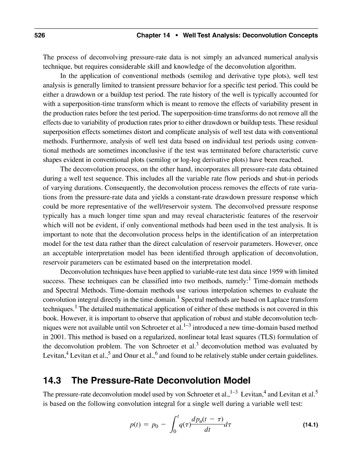 14.3 The Pressure-Rate Deconvolution Model