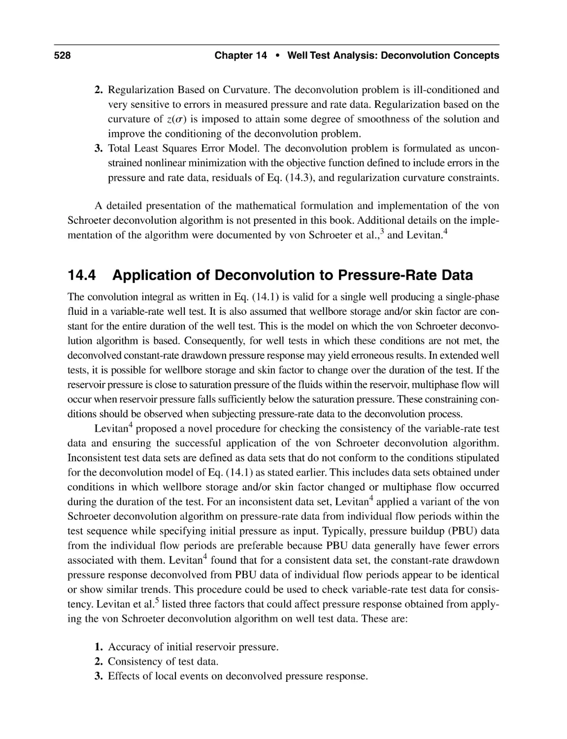 14.4 Application of Deconvolution to Pressure-Rate Data