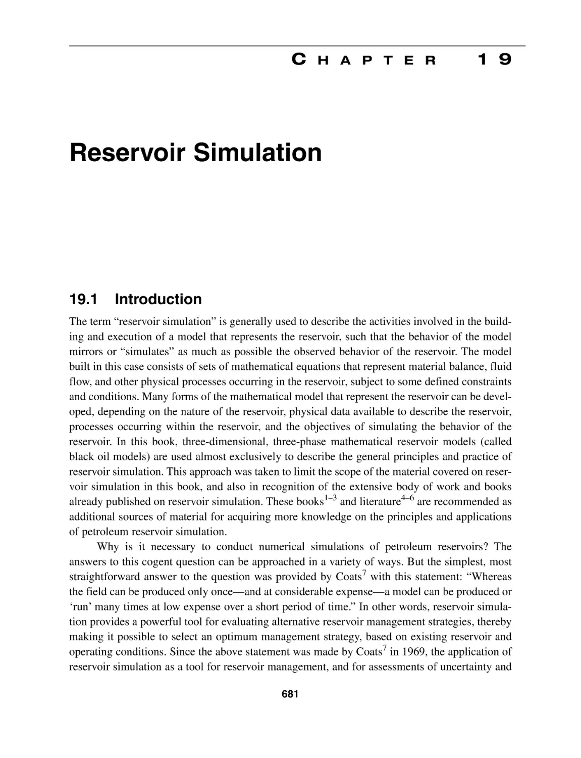 Chapter 19 Reservoir Simulation
19.1 Introduction