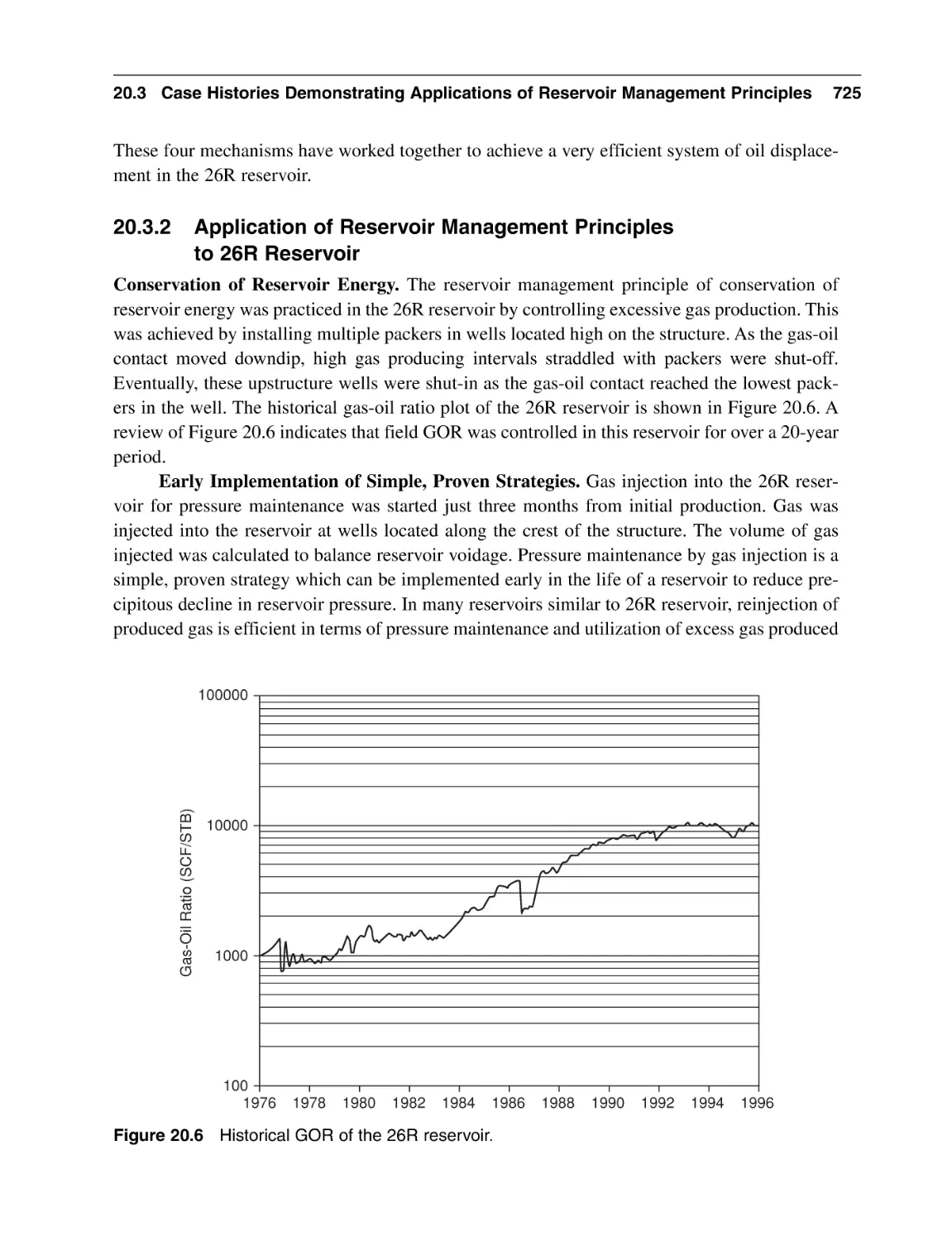 20.3.2 Application of Reservoir Management Principles to 26R Reservoir