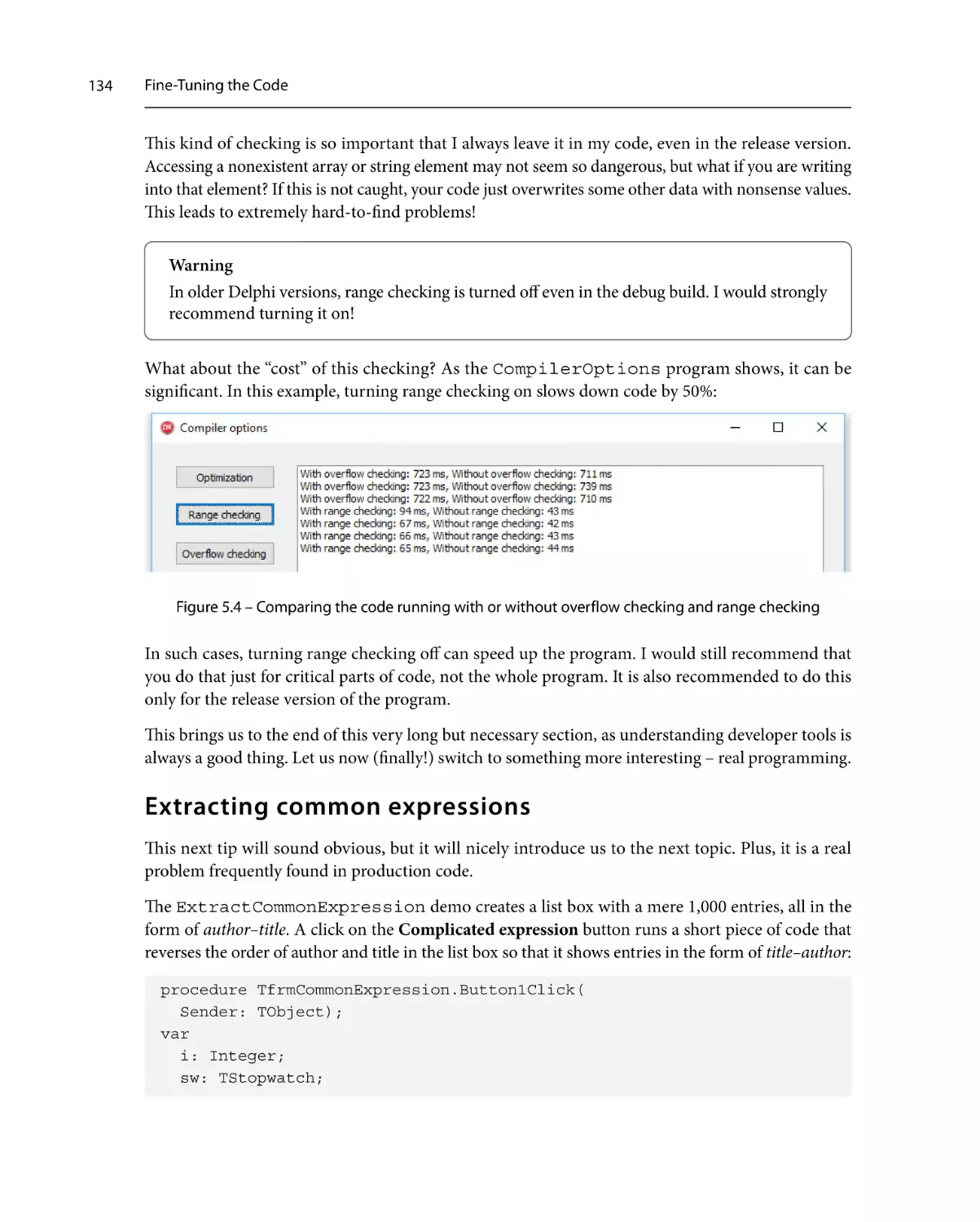 Extracting common expressions