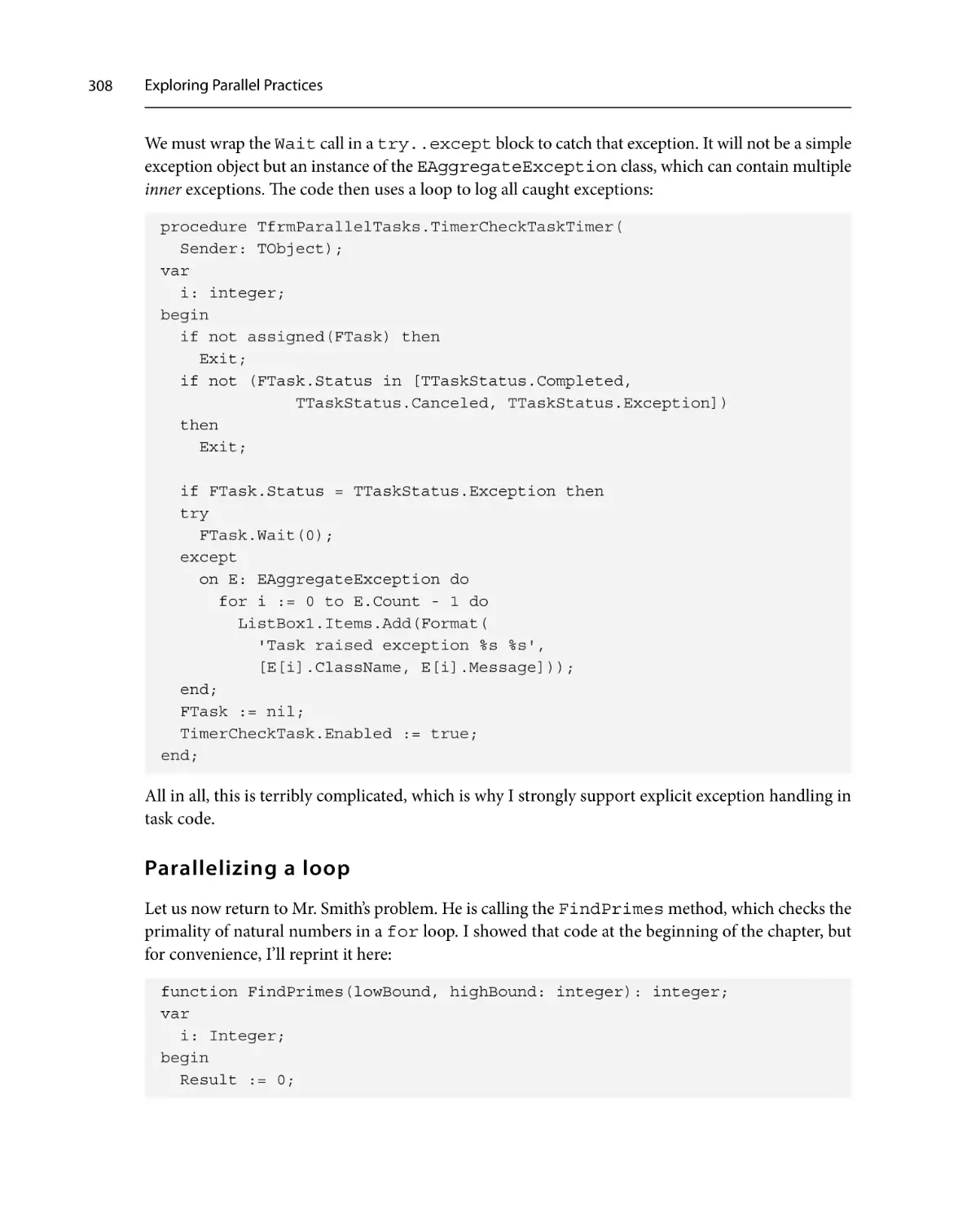 Parallelizing a loop