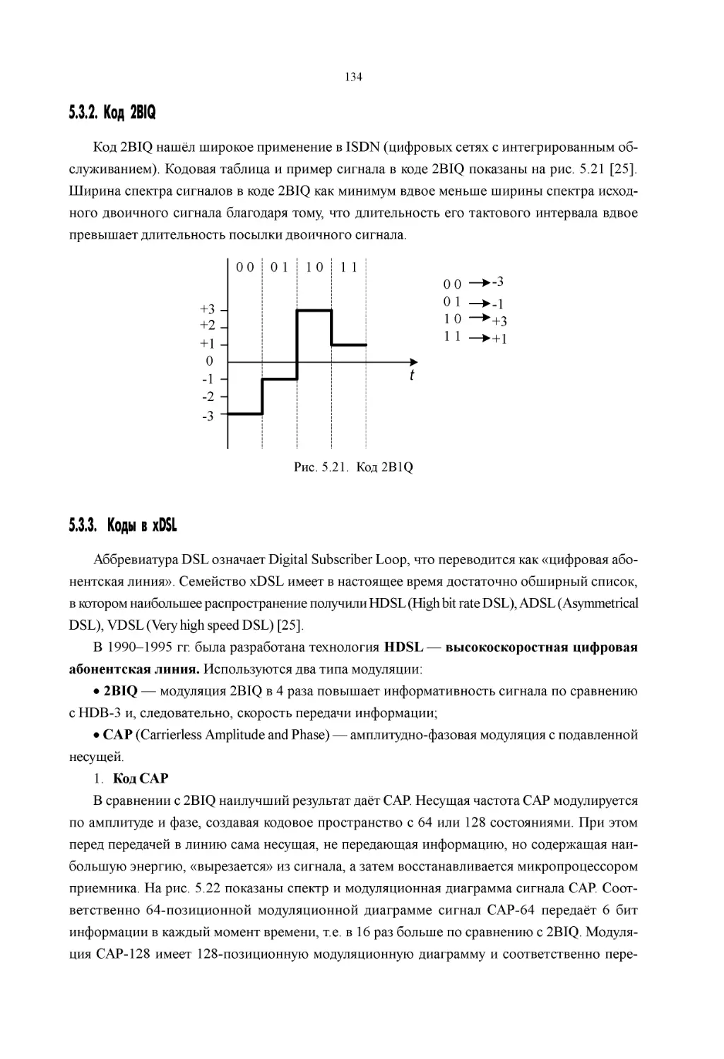 ﻿5.3.2. Код 2BI
﻿5.3.3. Коды в xDS