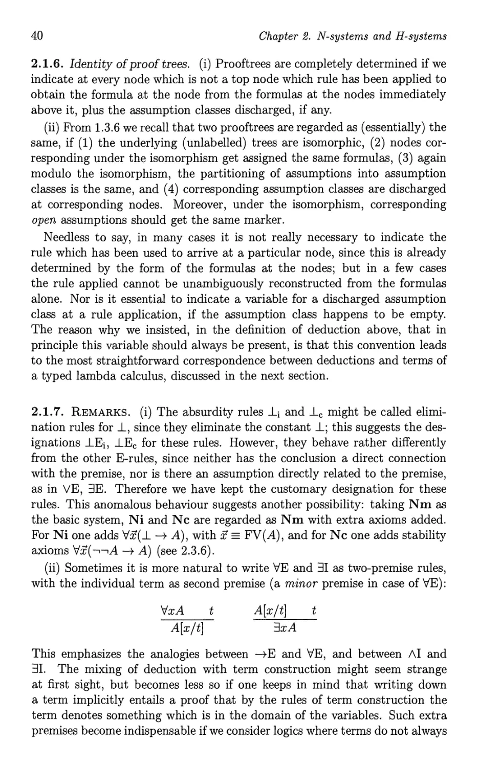 2.4 Hilbert systems