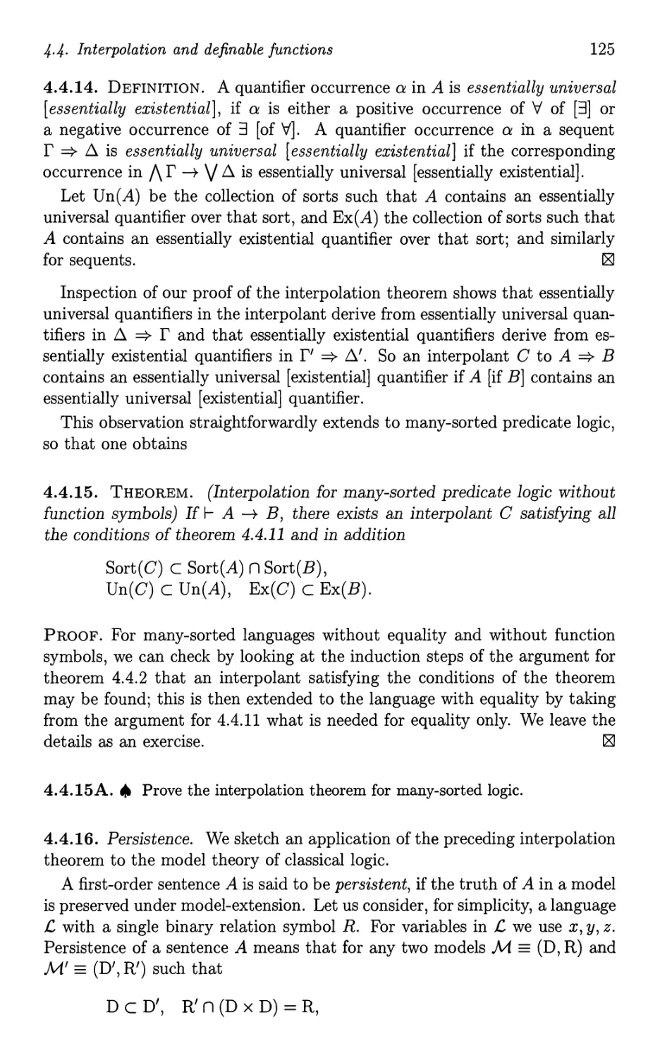 4.8 The theory of apartness