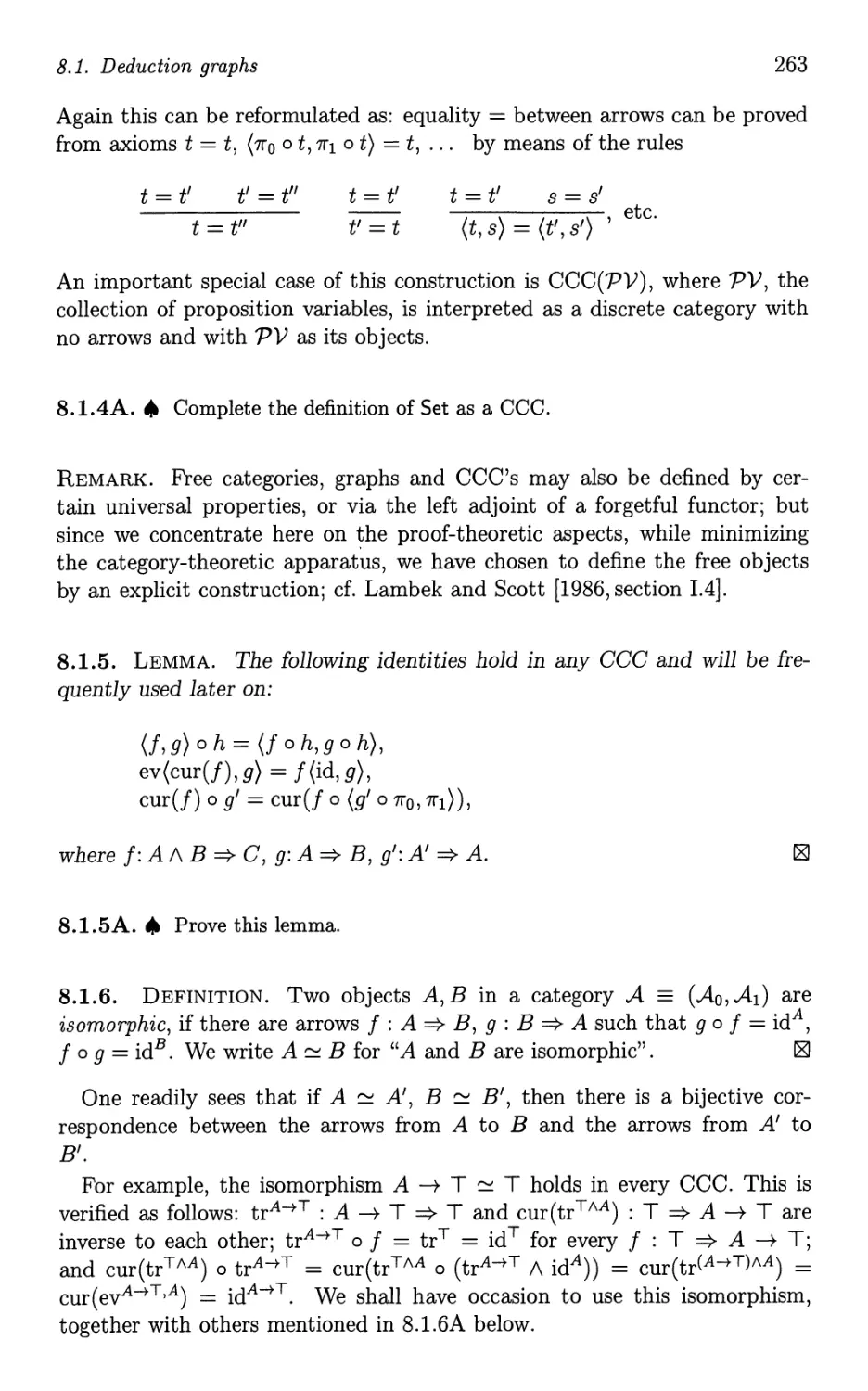 8.4 A coherence theorem for CCC's