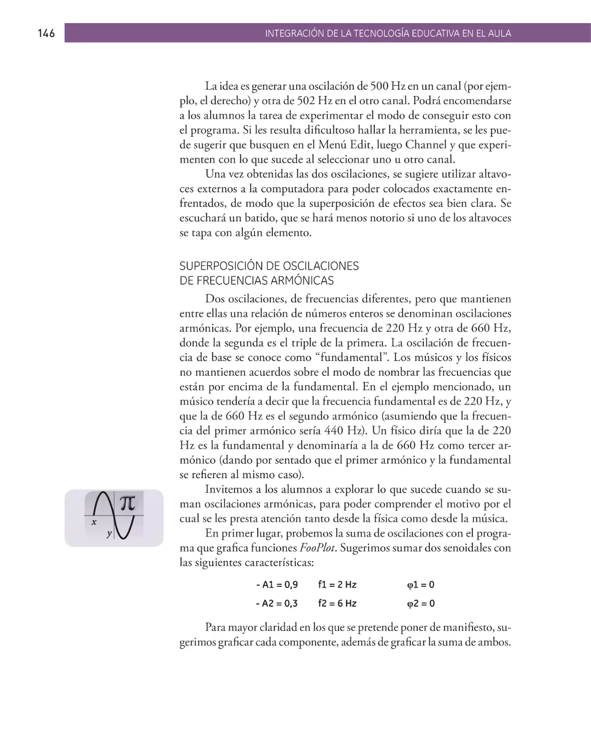 SUPERPOSICIÓN DE OSCILACIONES DE FRECUENCIAS ARMÓNICAS