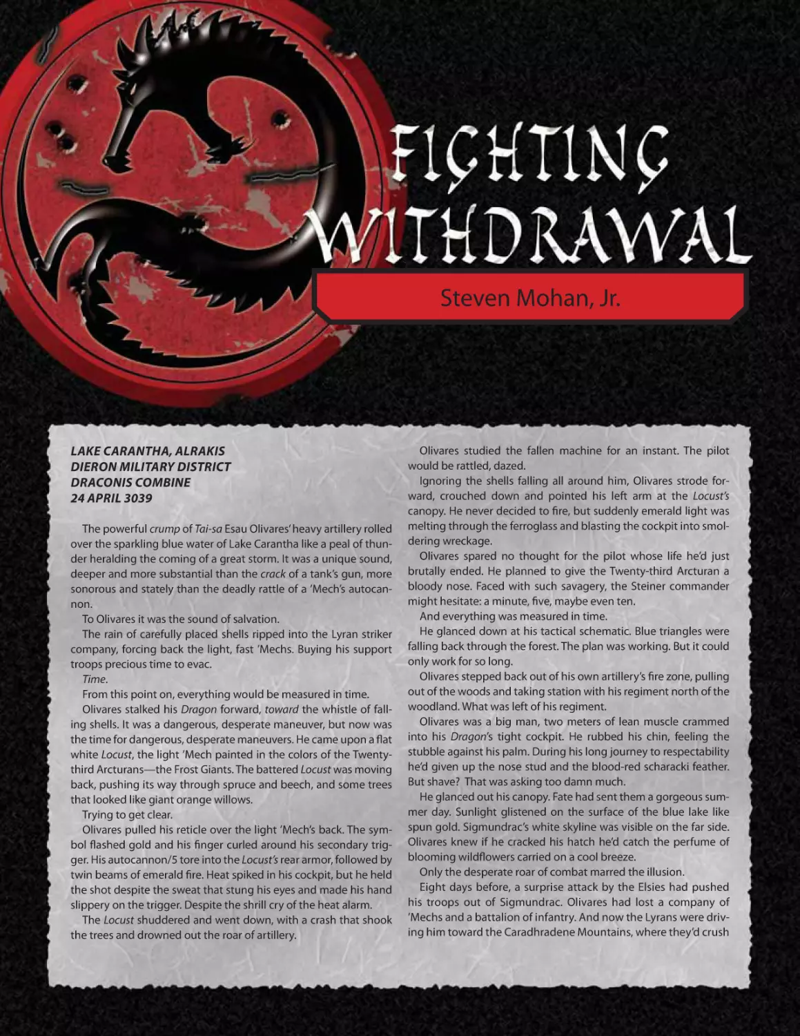 Fighting Withdrawal (fiction)