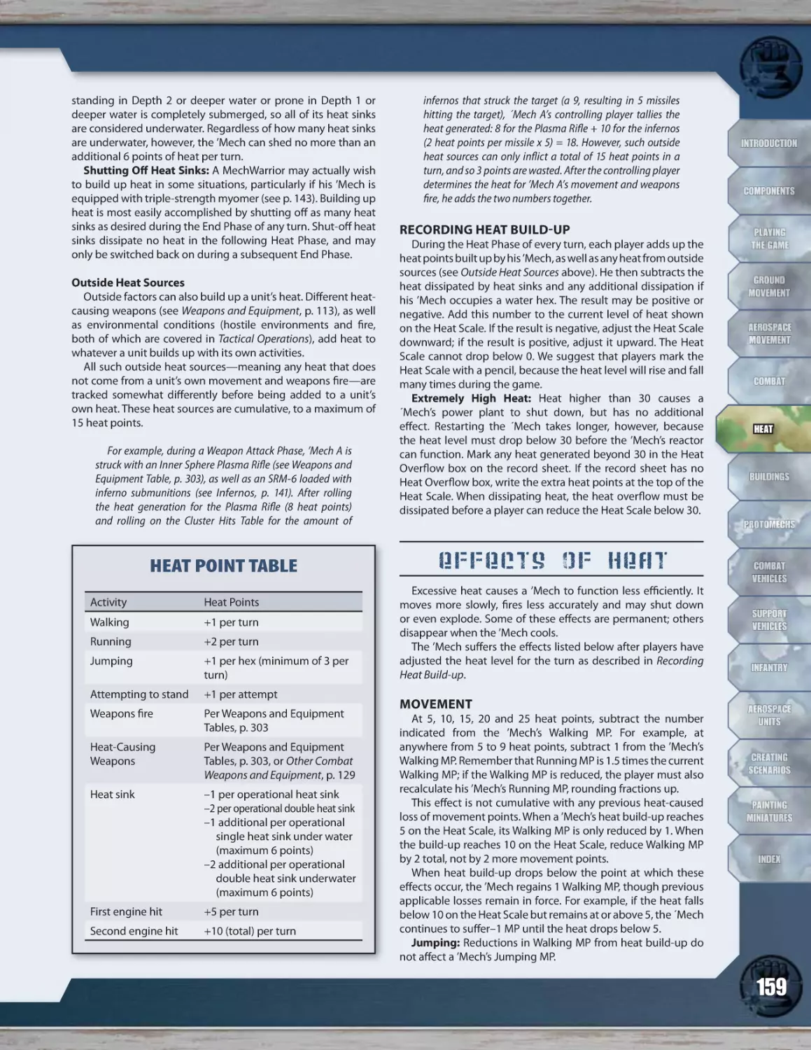 Recording Heat Build-Up
Effects of Heat
Movement